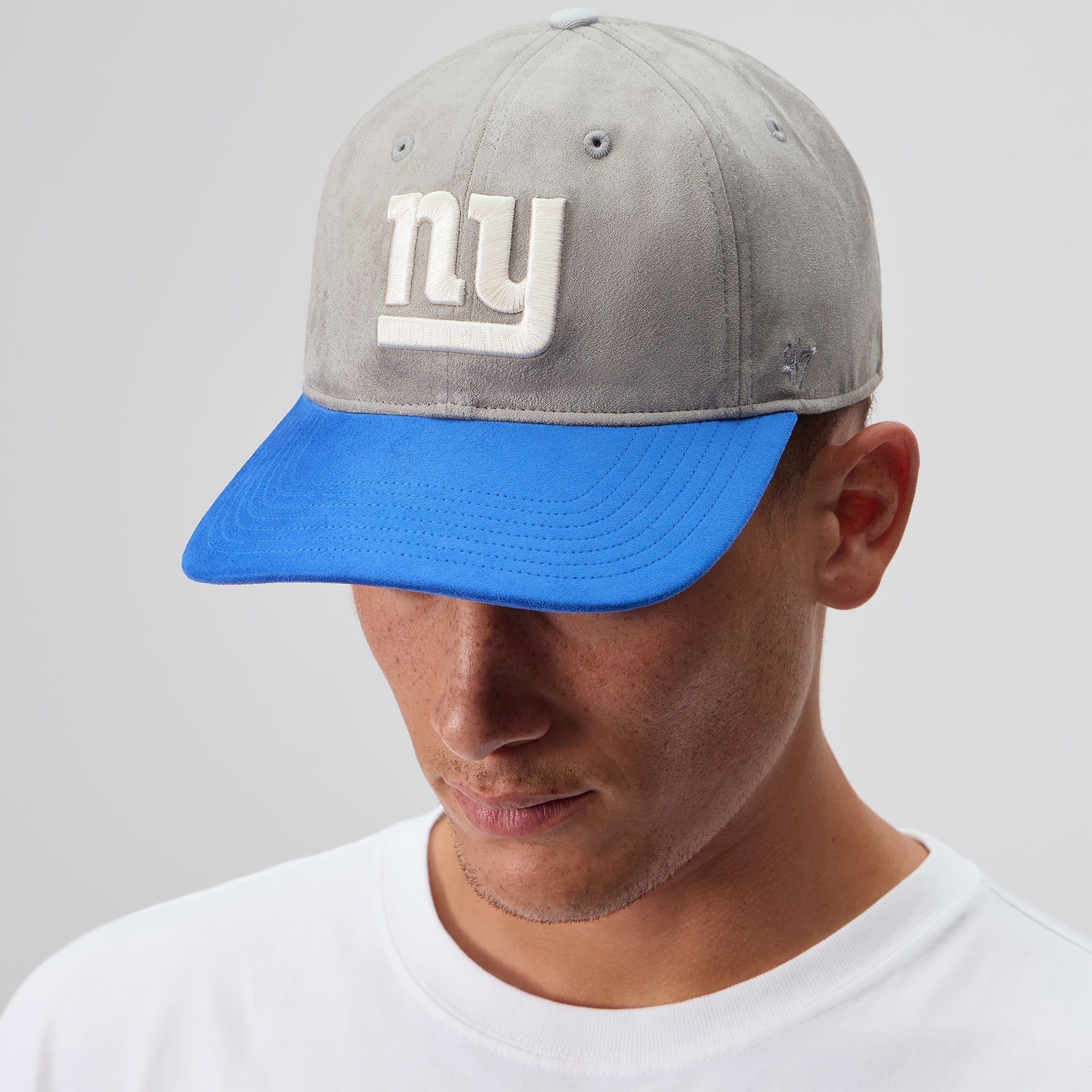 Kith & '47 for the NFL New York Giants Microsuede Two-Tone Franchise L