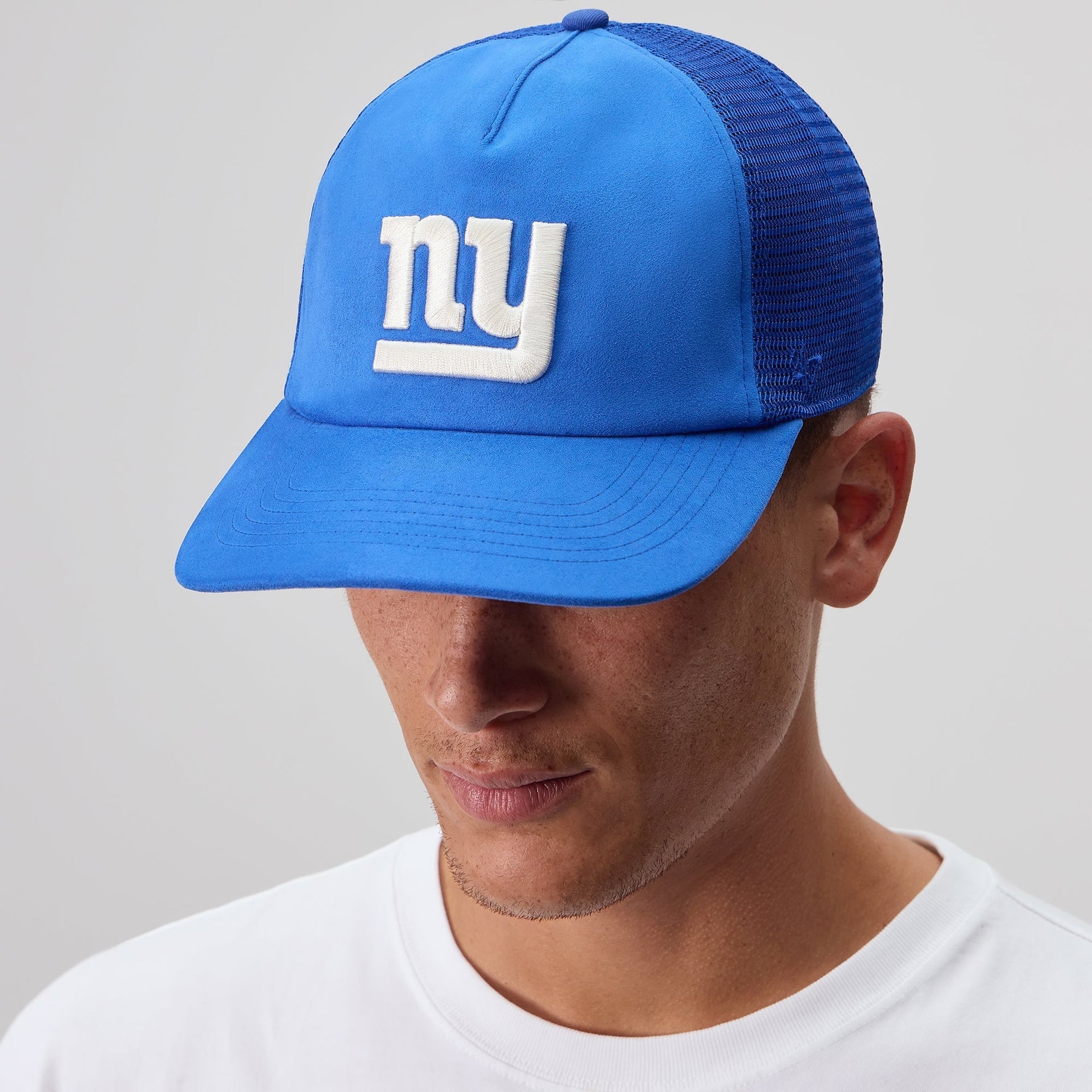 Kith & '47 for the NFL New York Giants Microsuede Franchise LS Trucker - Royal - PH