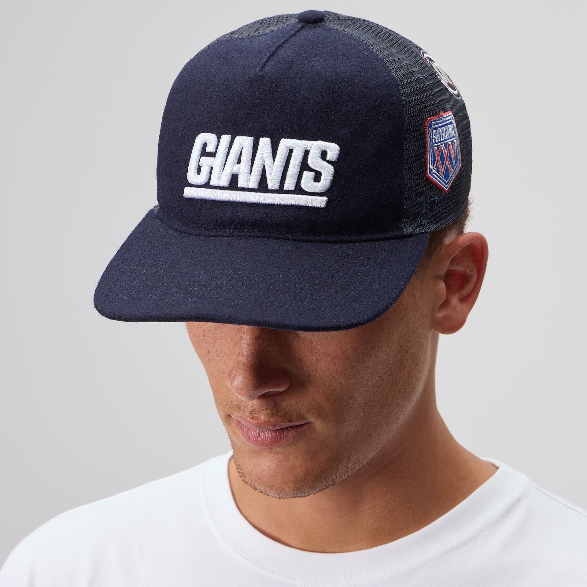 Kith & '47 for the NFL New York Giants Wool Hitch Trucker Hat - Nocturnal - PH