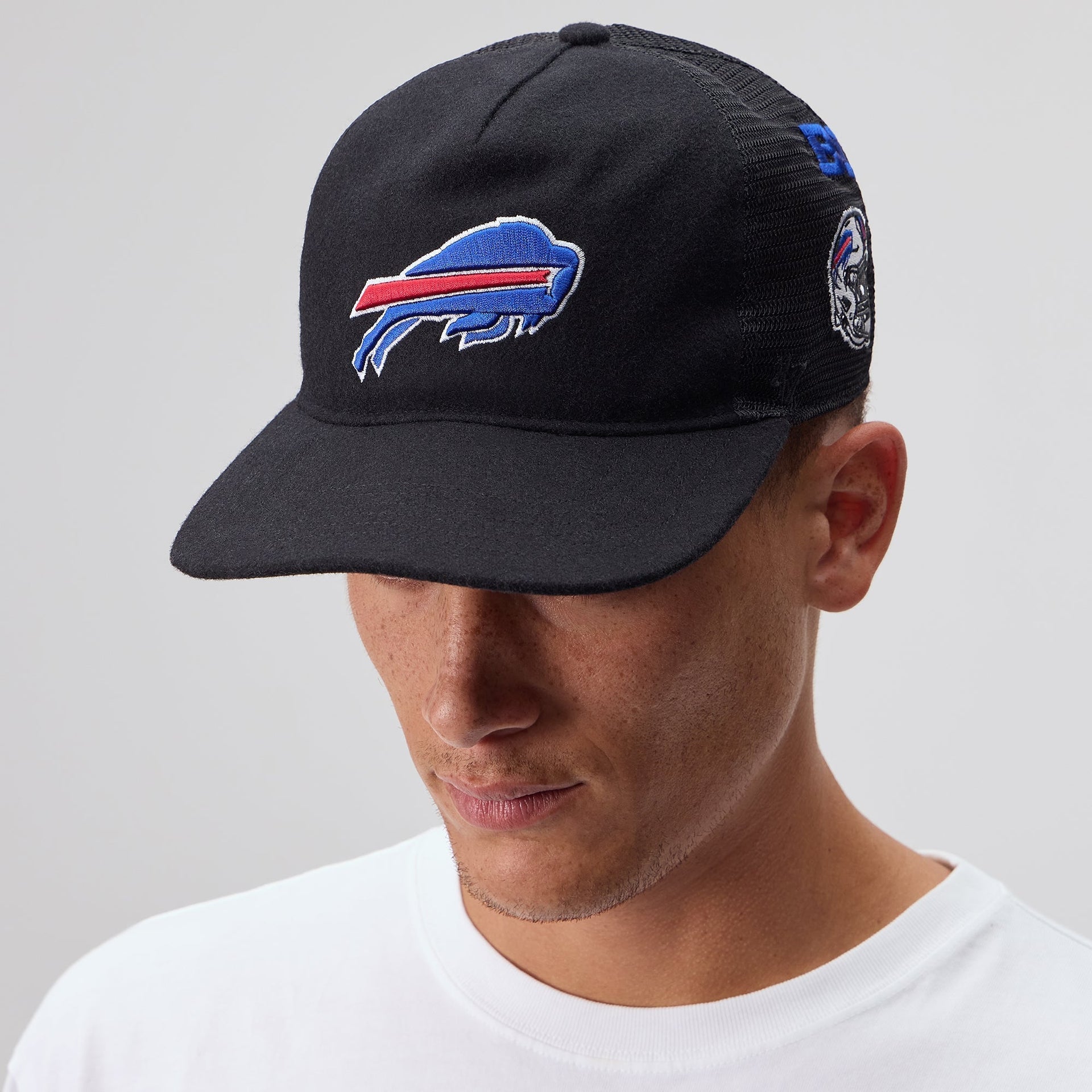 Kith & '47 for the NFL Buffalo Bills Wool Hitch Trucker Hat - Black - PH