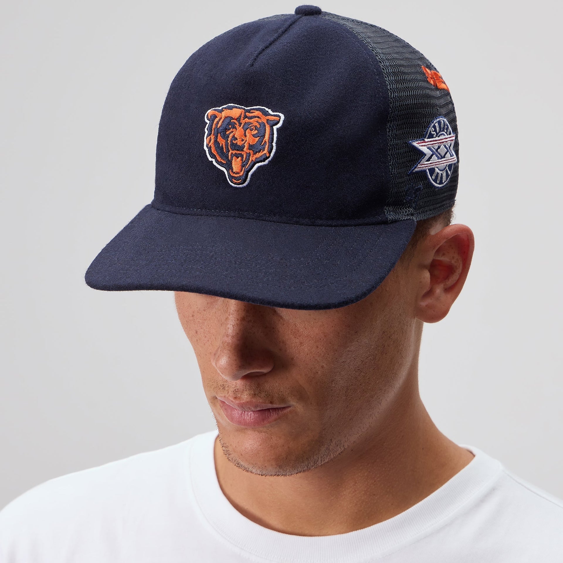 Kith & '47 for the NFL Chicago Bears Wool Hitch Trucker Hat - Nocturnal - PH