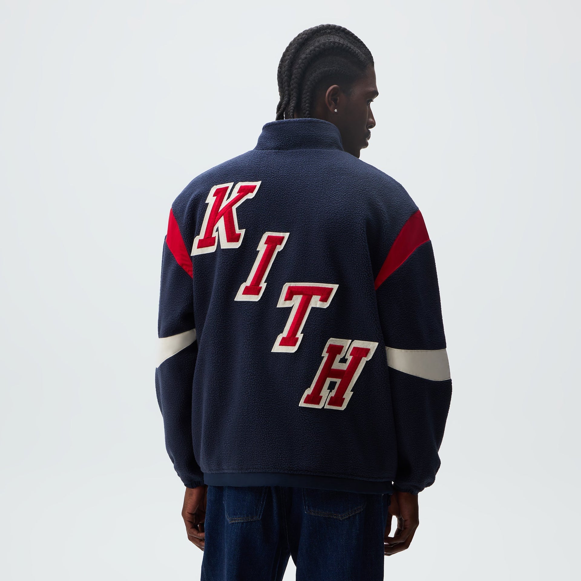 Kith for the New York Rangers Pinehurst Sherpa Jacket - Nocturnal - PH