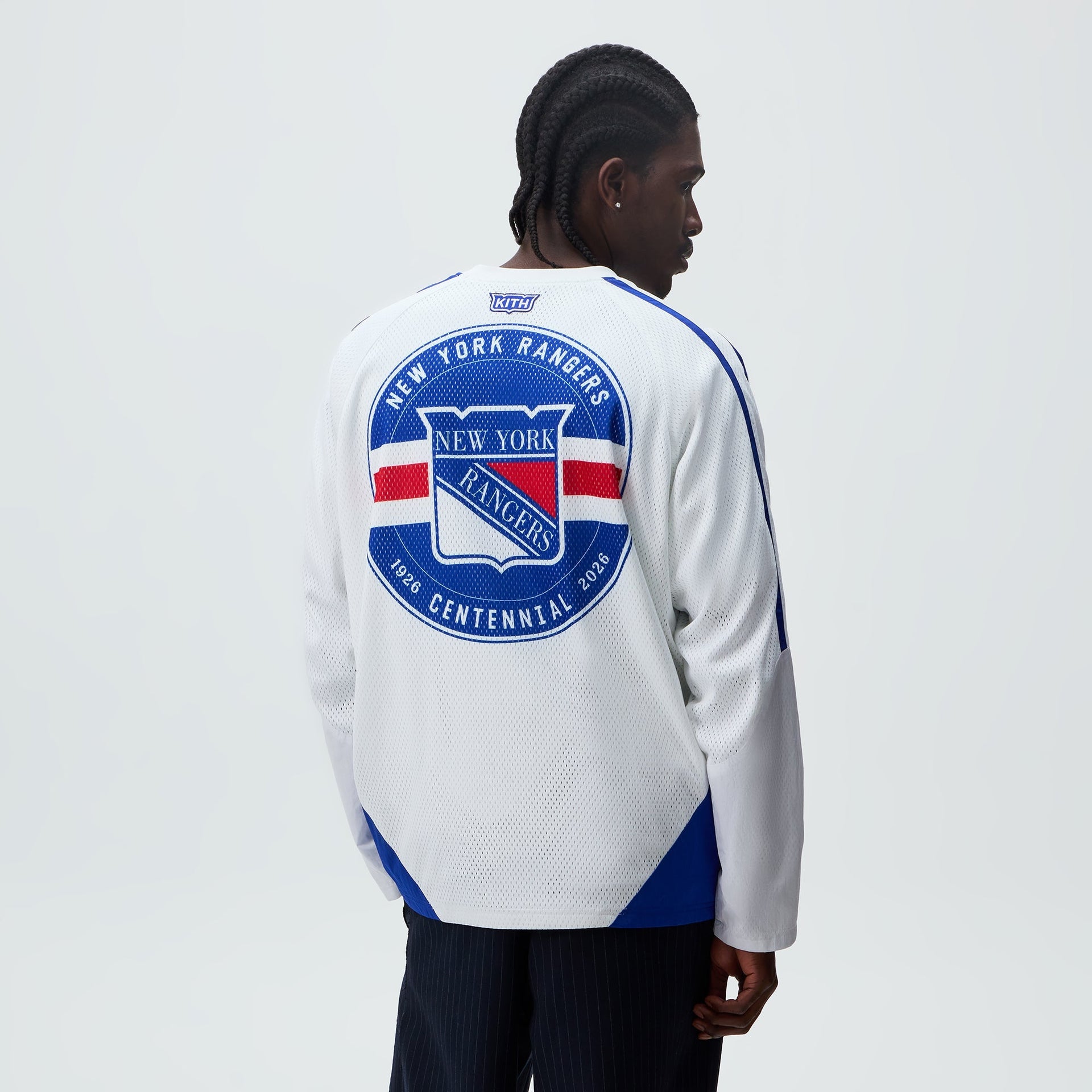 Kith for the New York Rangers Samuel Top - White