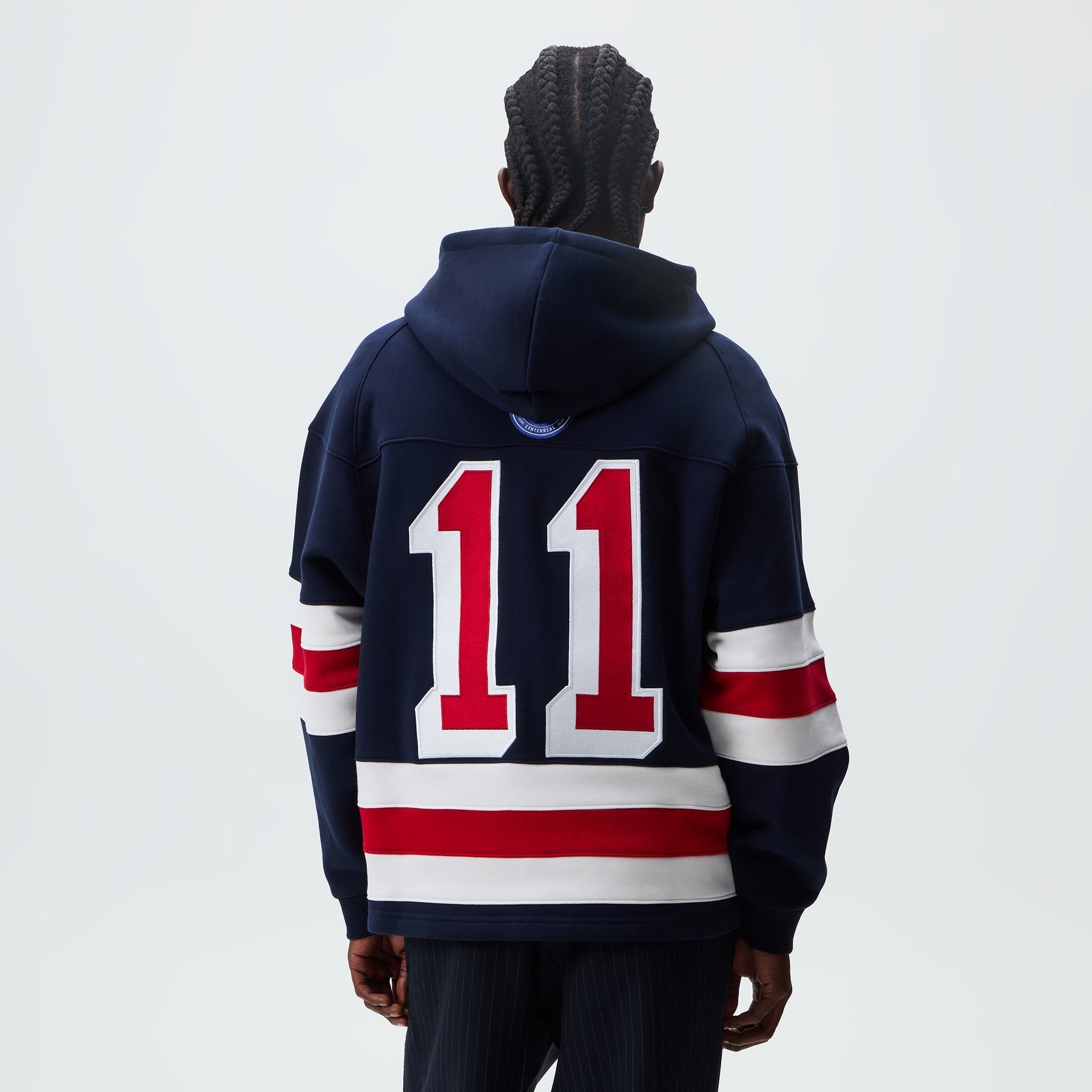 Kith for the New York Rangers Retro Delk Hoodie - Nocturnal - PH
