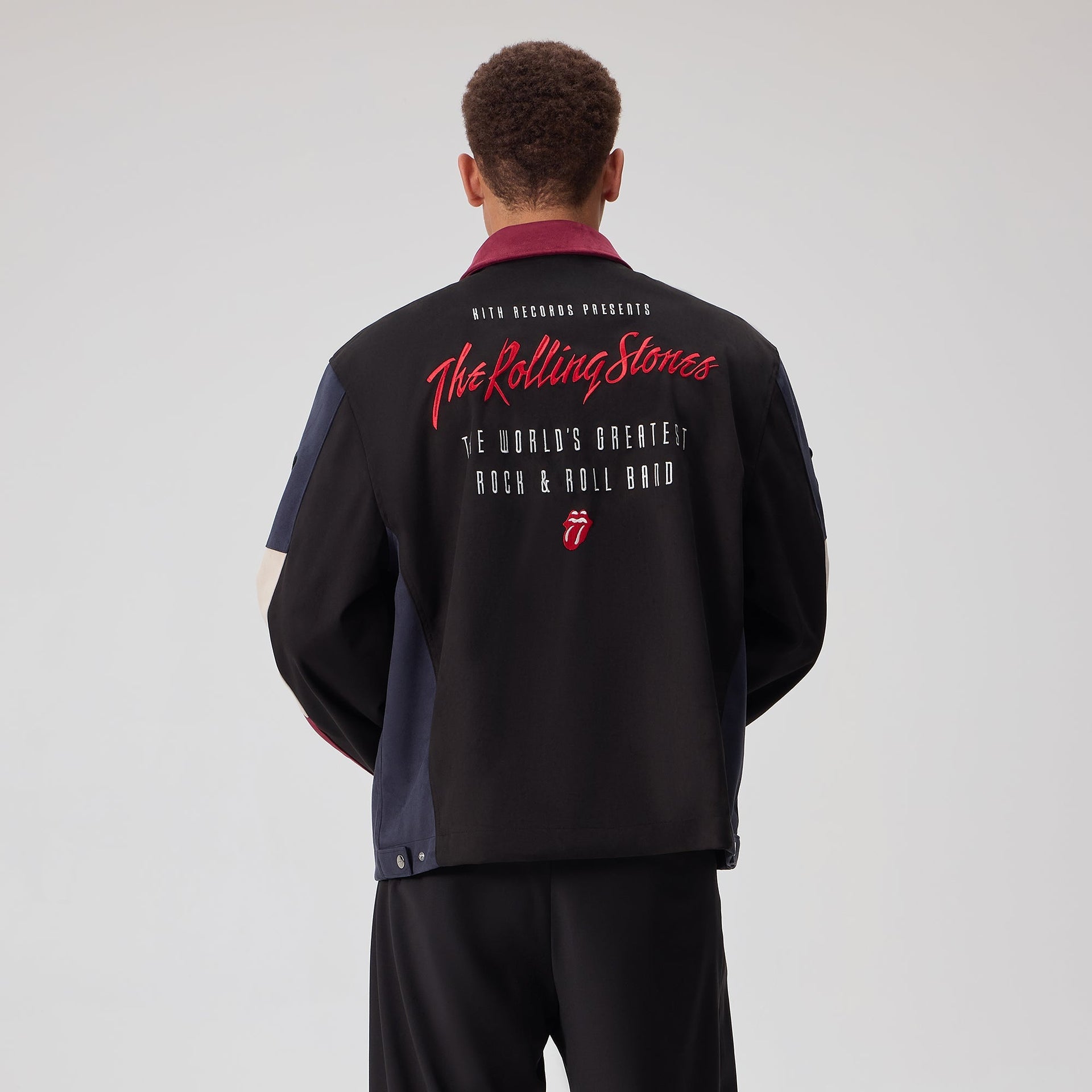 Kith for The Rolling Stones Microsuede Owen Jacket - Black - PH