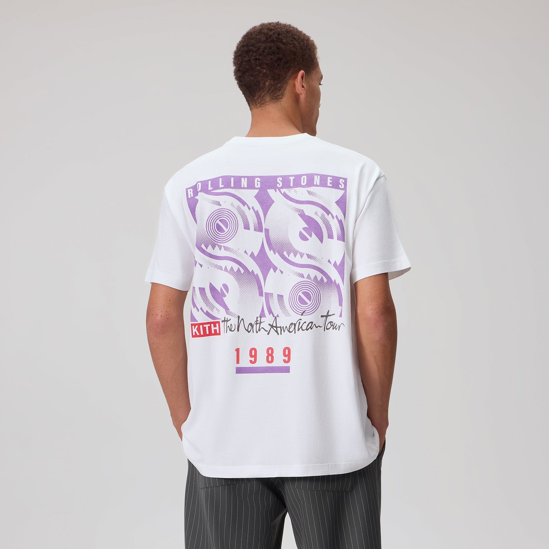 Kith for The Rolling Stones 1989 Tongue Vintage Tee - White - PH