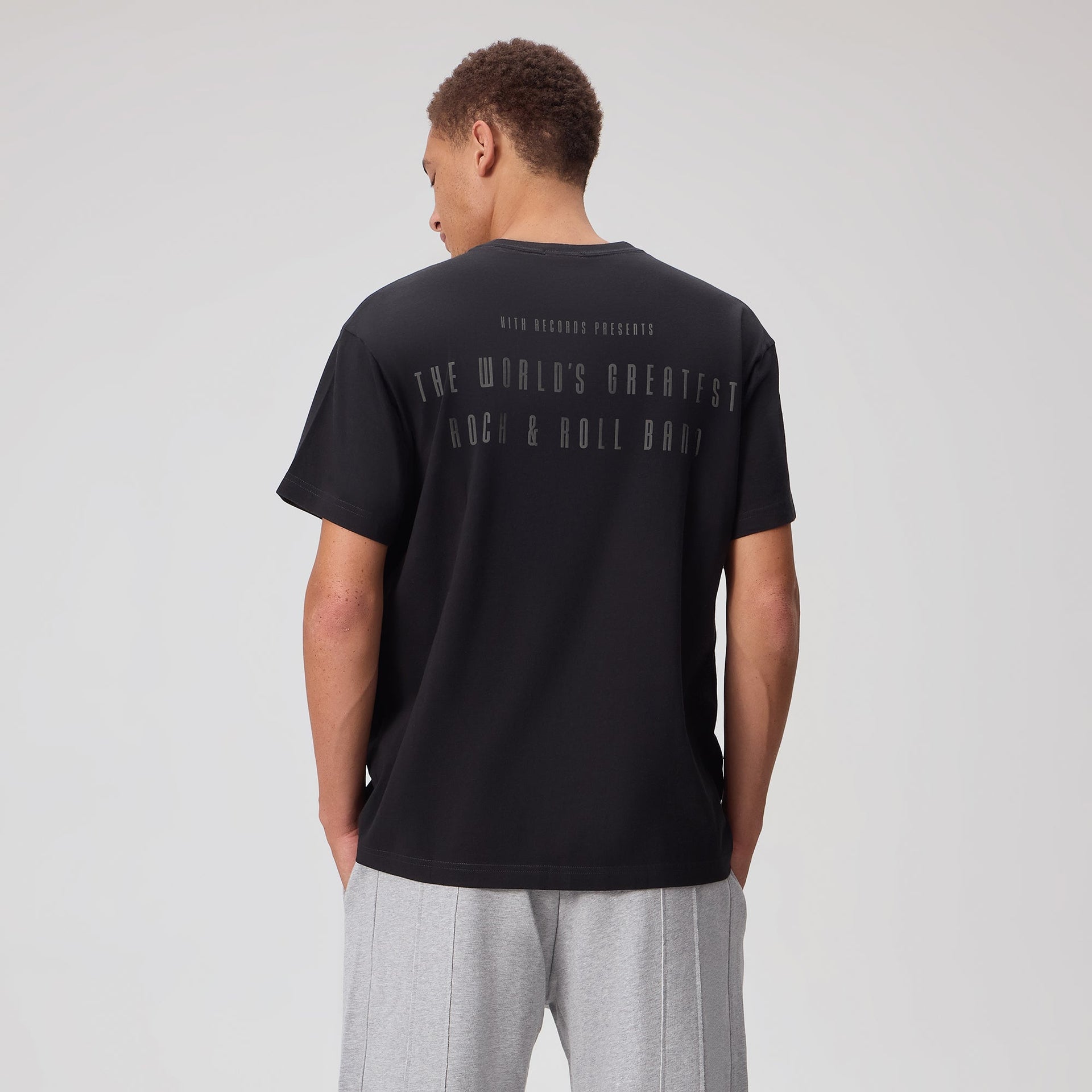 Kith for The Rolling Stones Monogram Tongue Tee - Black - PH