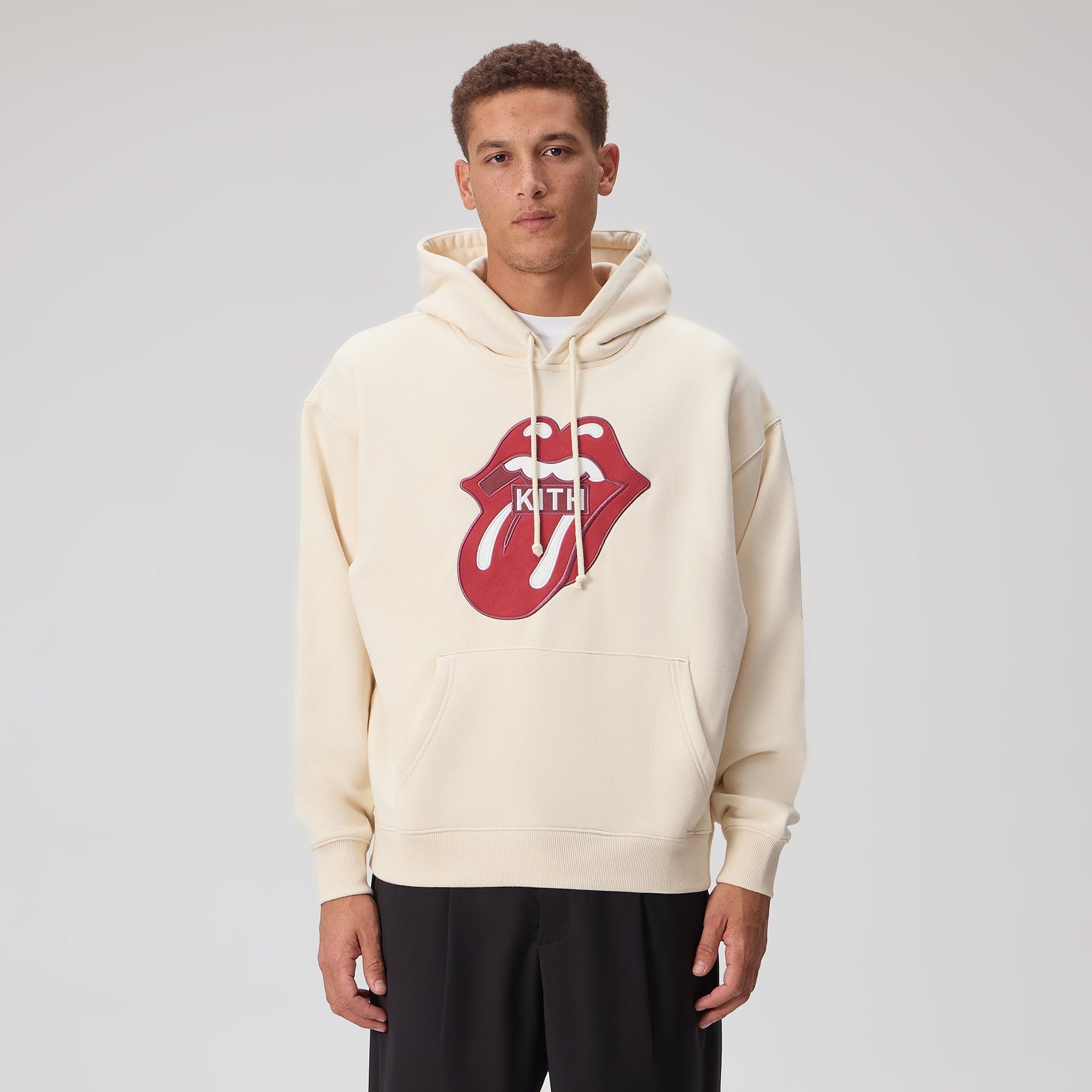 Kith for The Rolling Stones Classic Logo Nelson Hoodie - Muslin - PH