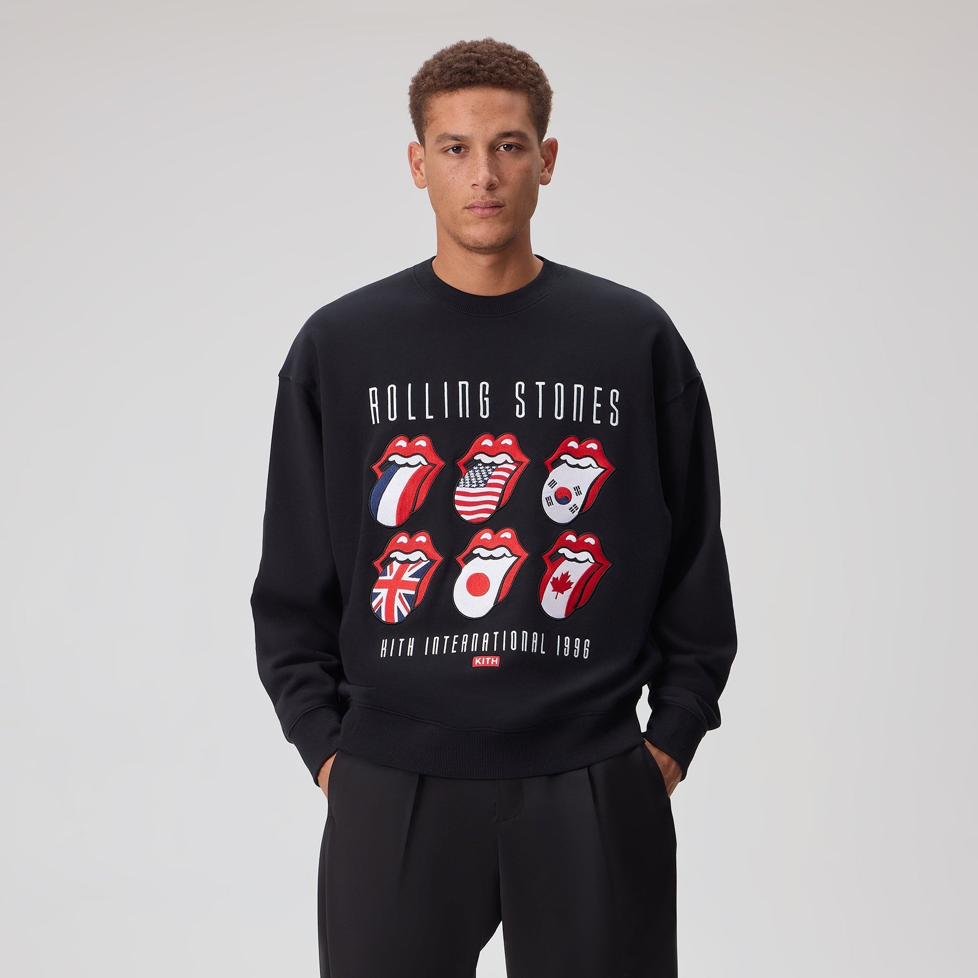Kith for The Rolling Stones International 1996 Nelson Crewneck - Black - PH