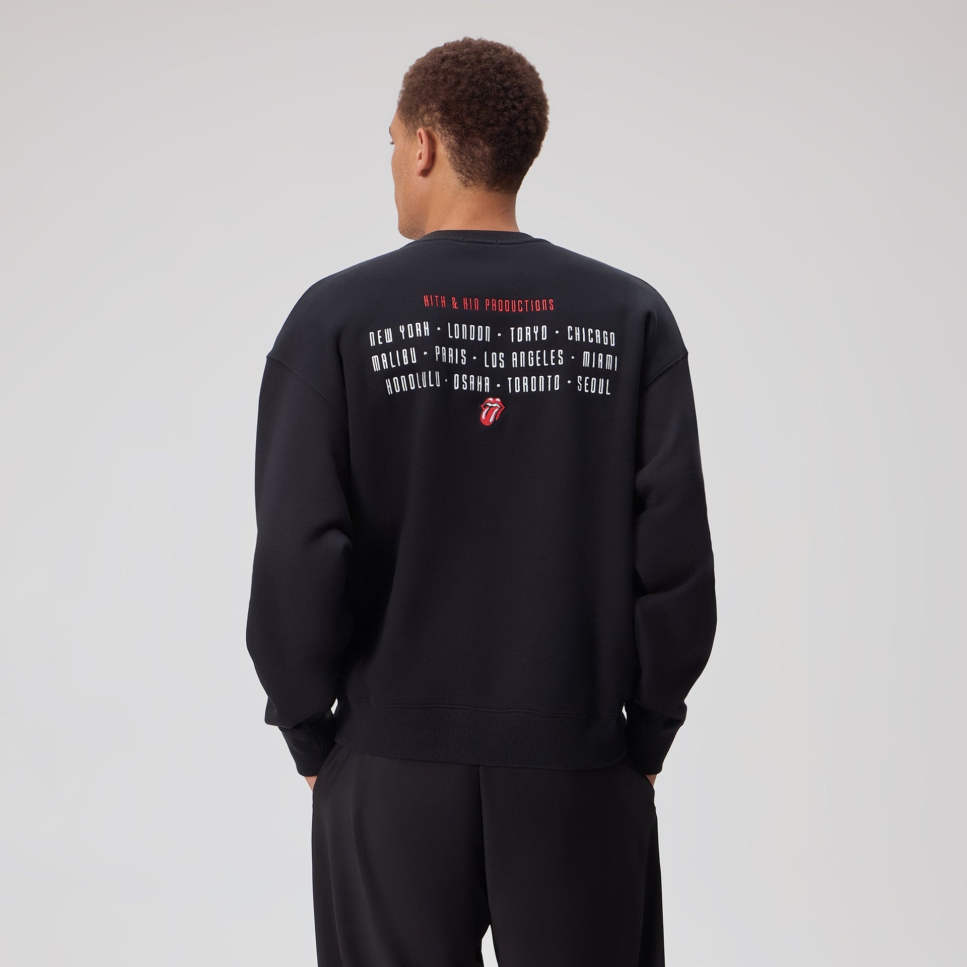 Kith for The Rolling Stones International 1996 Nelson Crewneck - Black - PH