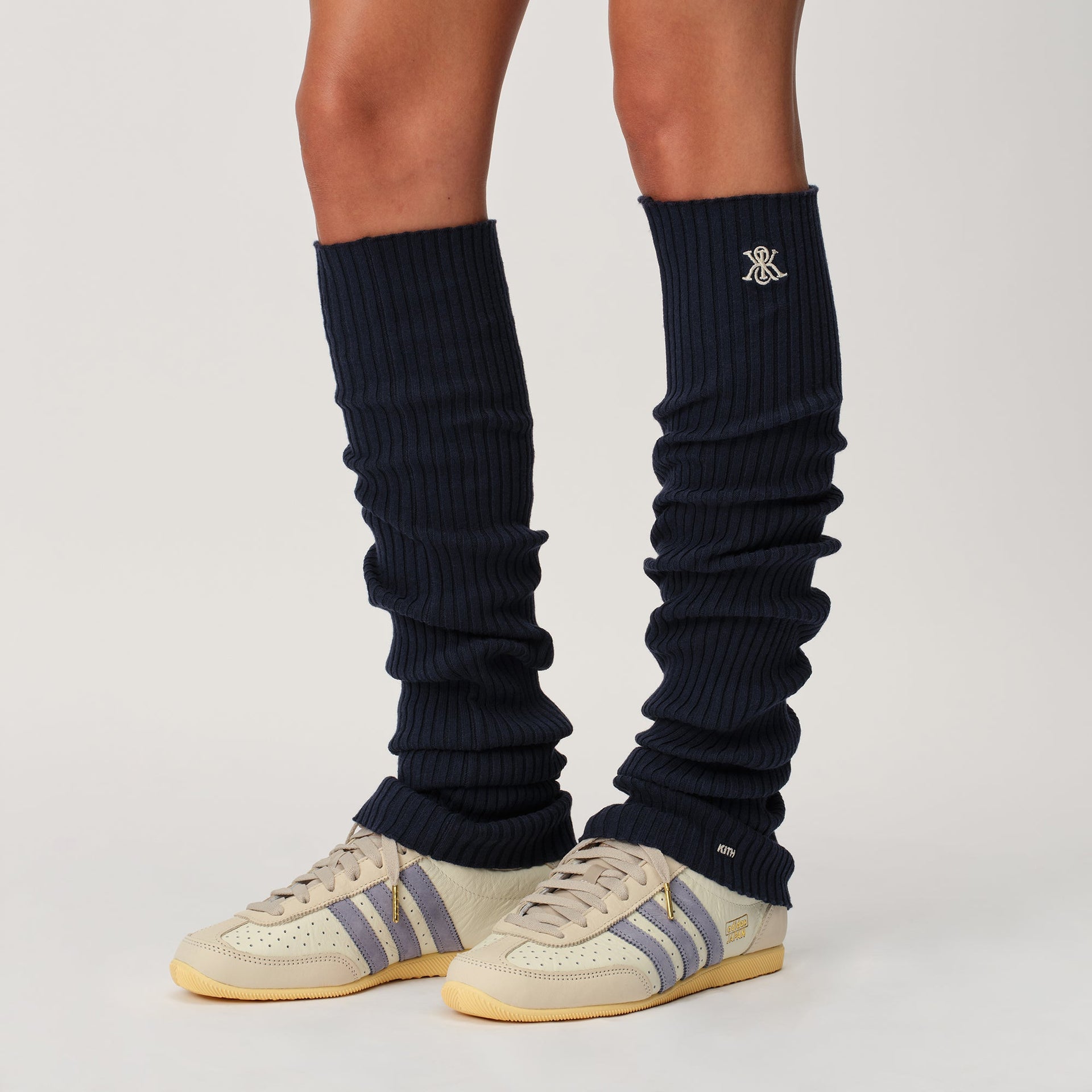 Kith Women Crest Logo Leg Warmer - Nocturnal - PH