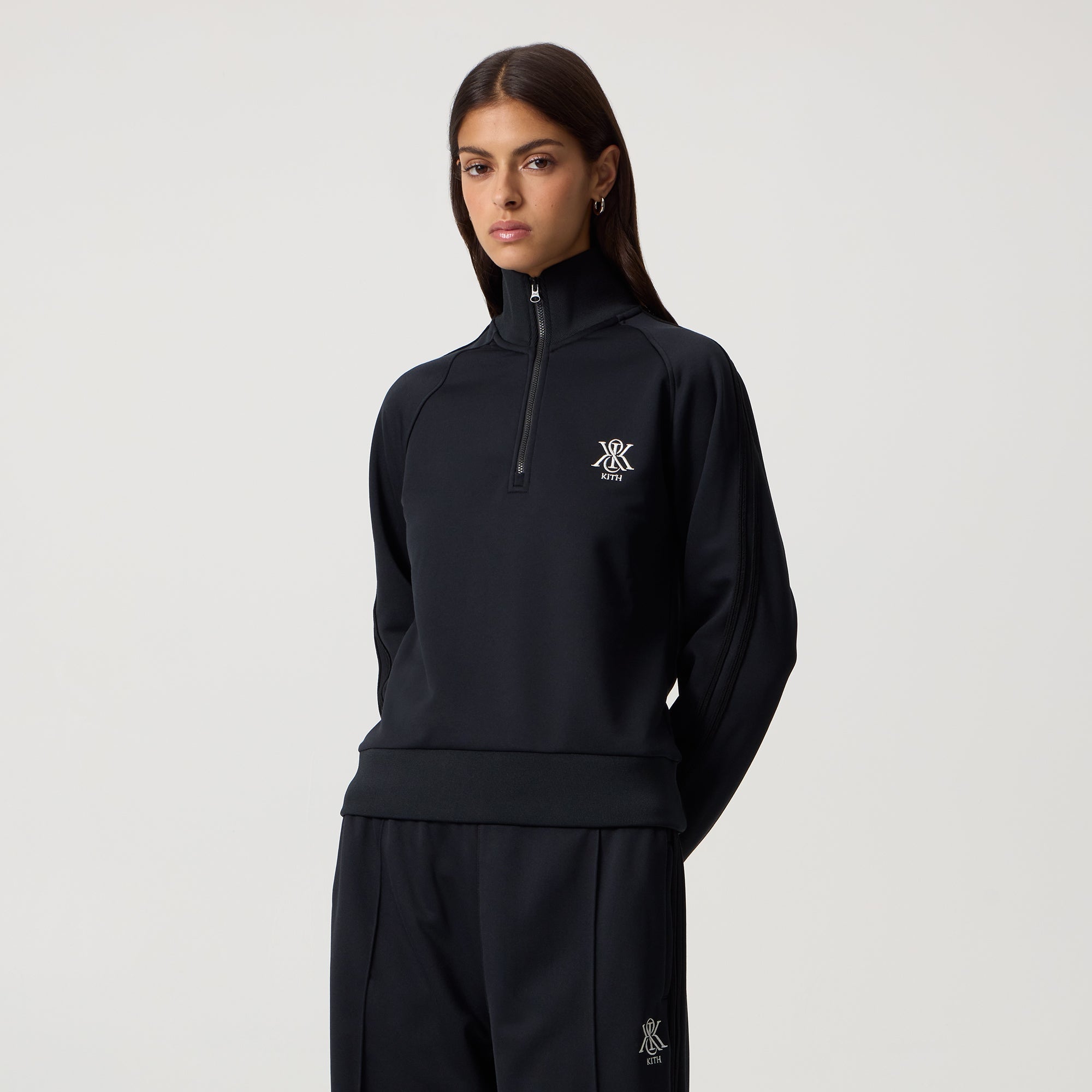 kith women トラック ジップス Kith Women Ina Chenille Track Zip - Tornado