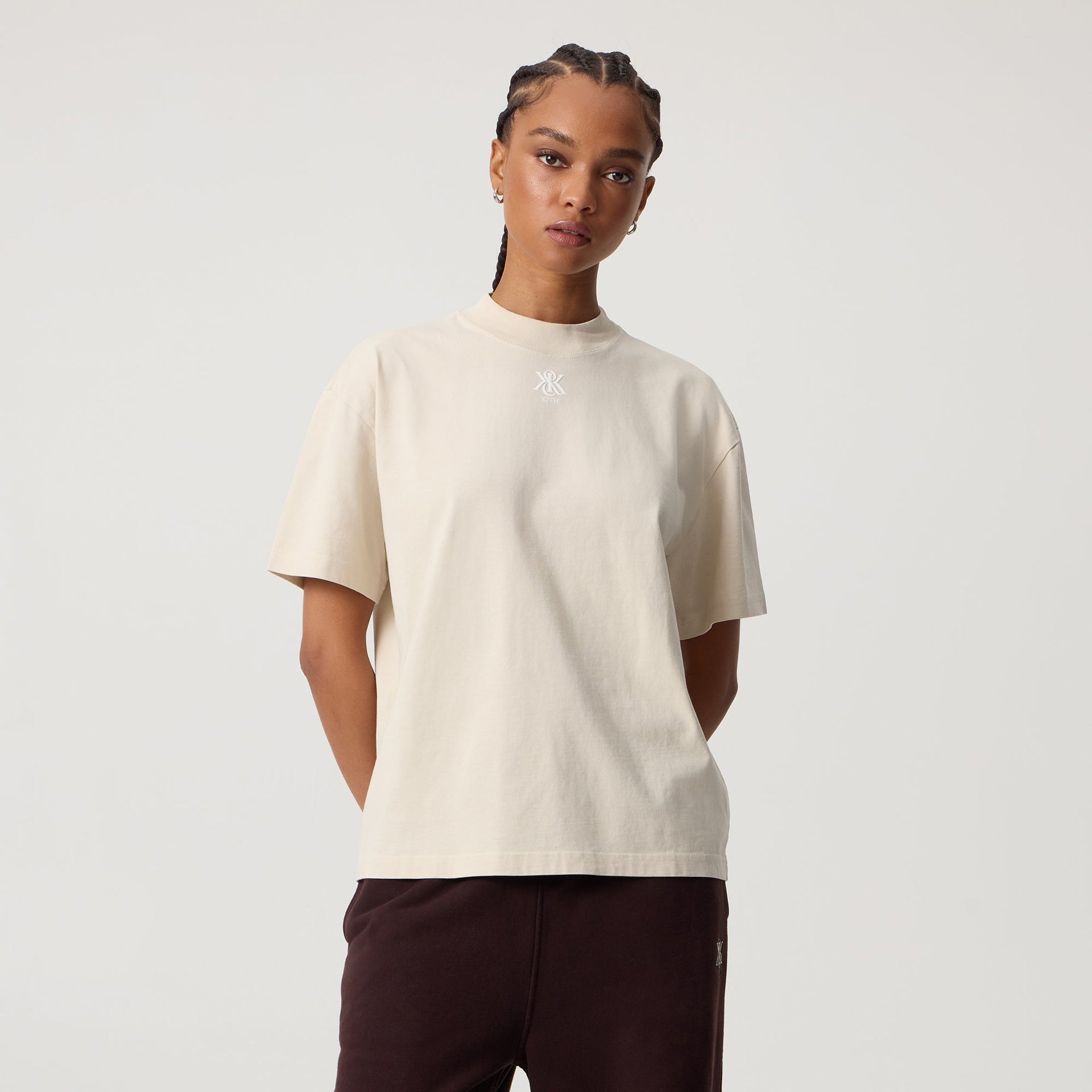 Kith Women Mock Neck Vintage Tee - Grain - PH