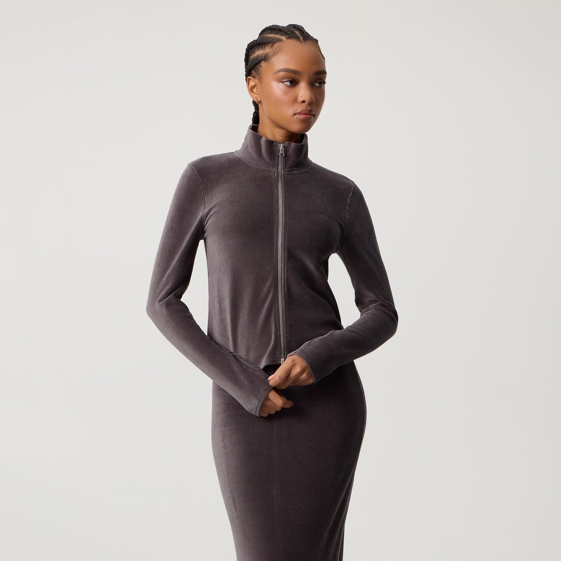 Kith Women Ina Track Zip - Hematite - PH