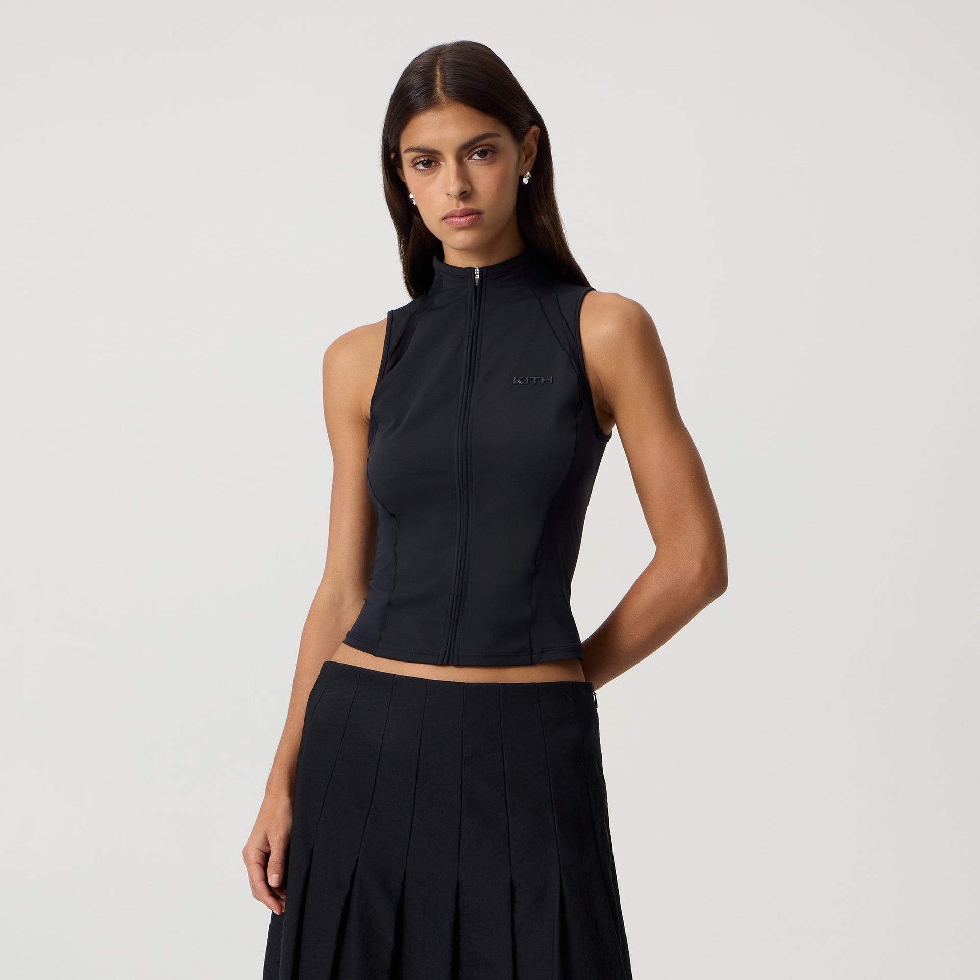 Kith Women Miyo Active Panelled Tank - Black - PH