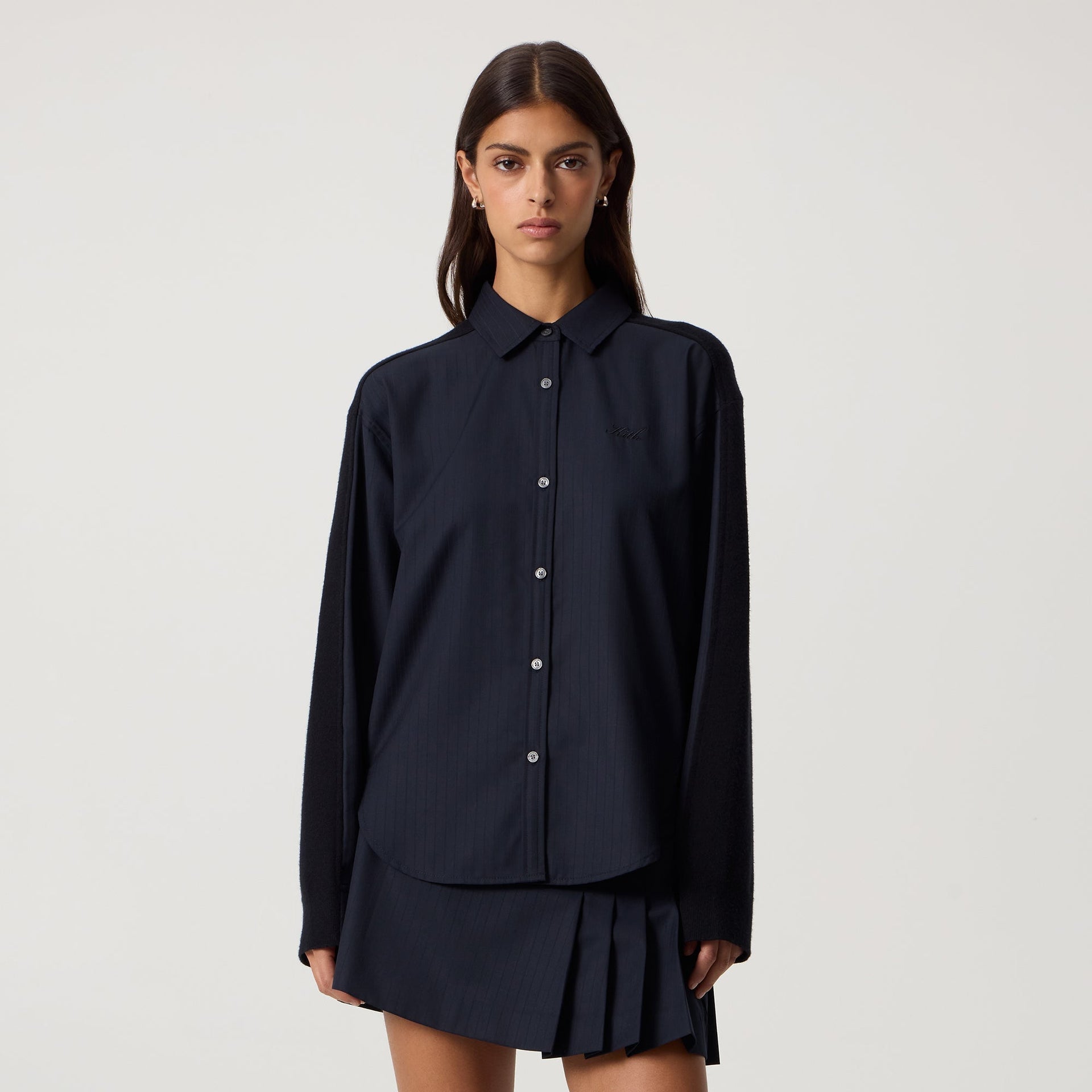 Kith Women Ora III Sweater Shirt - Black - PH