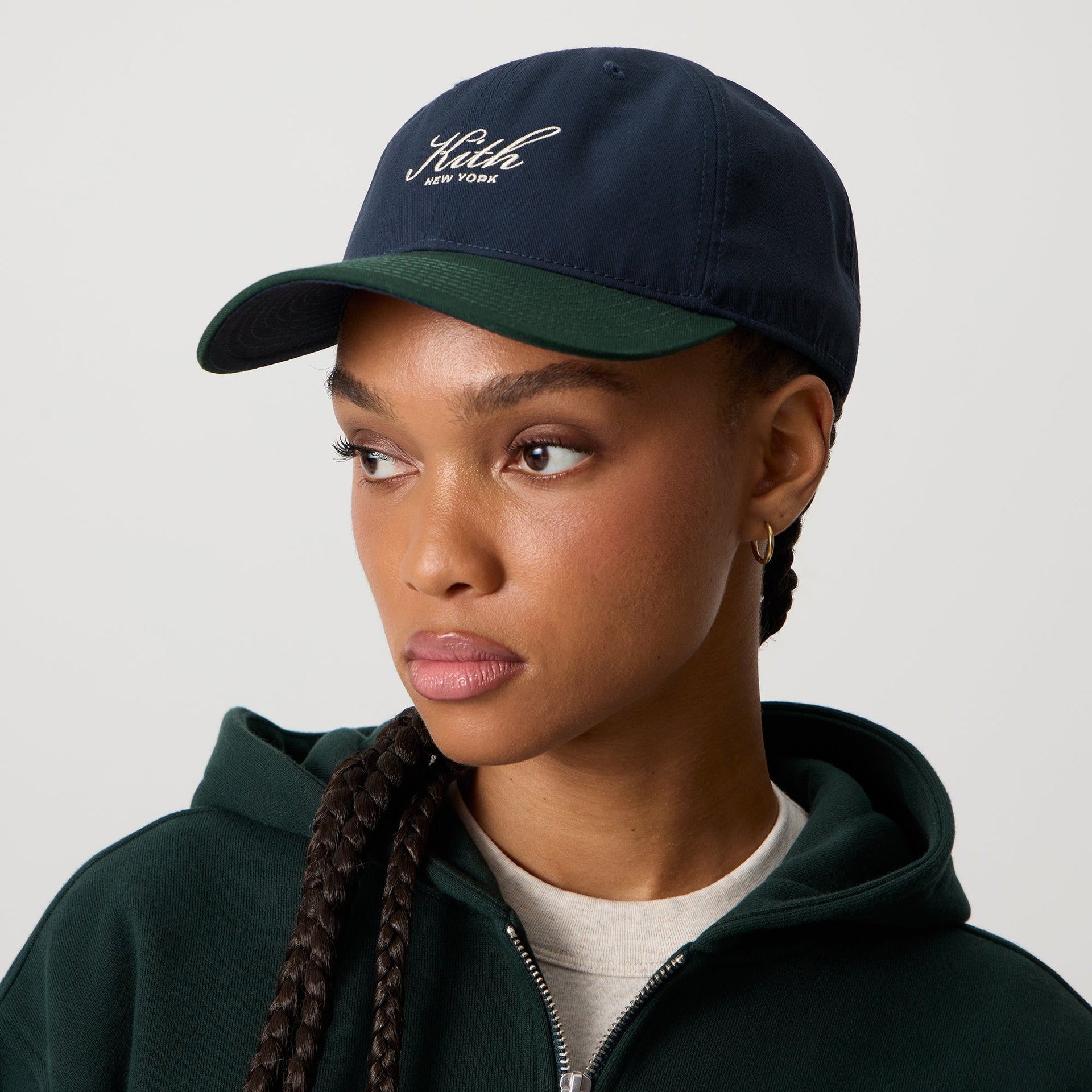 Kith Women Two-Tone Twill Kith Script Cap - Nocturnal - PH