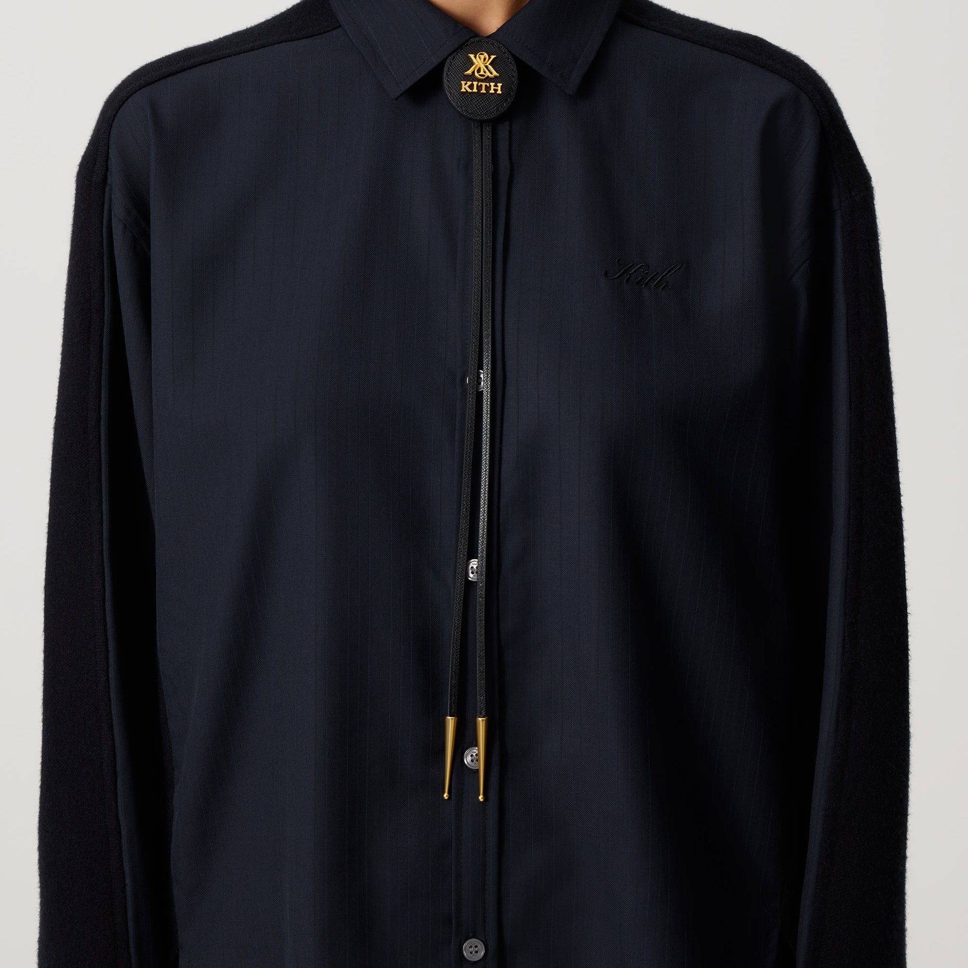Kith Women Crest Bolo Tie - Black