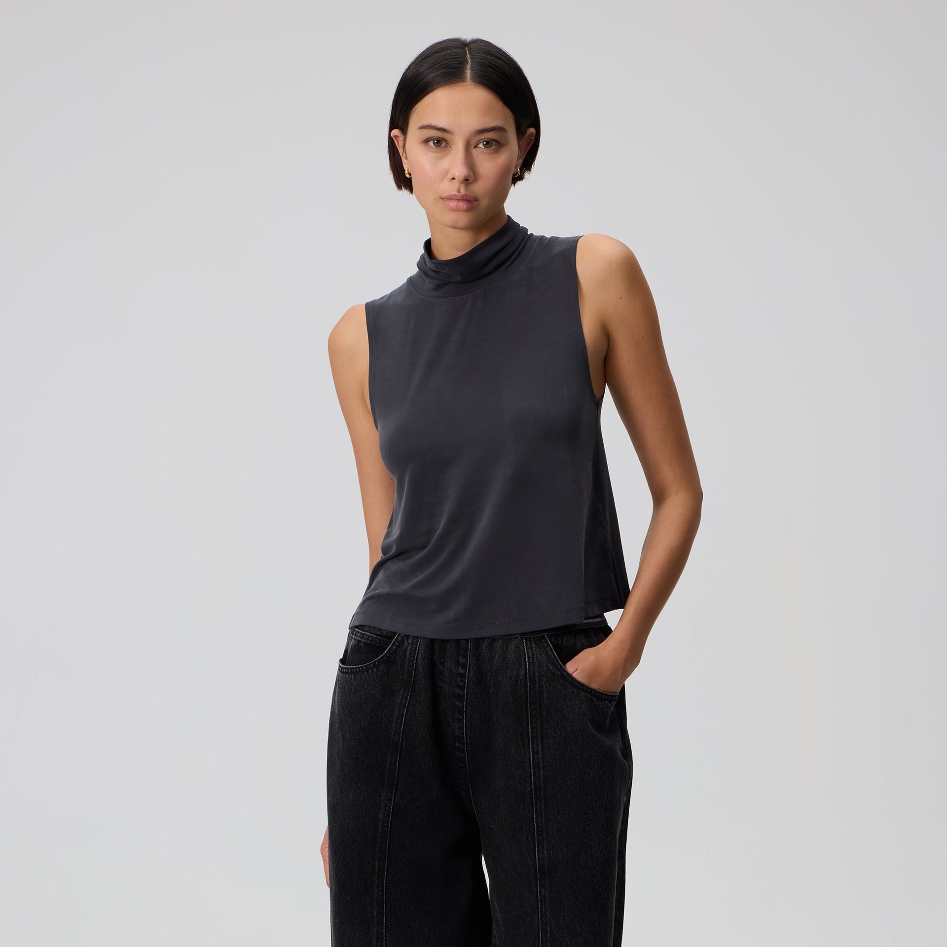 Kith Women Victoria Shell Tank Top - Black - PH