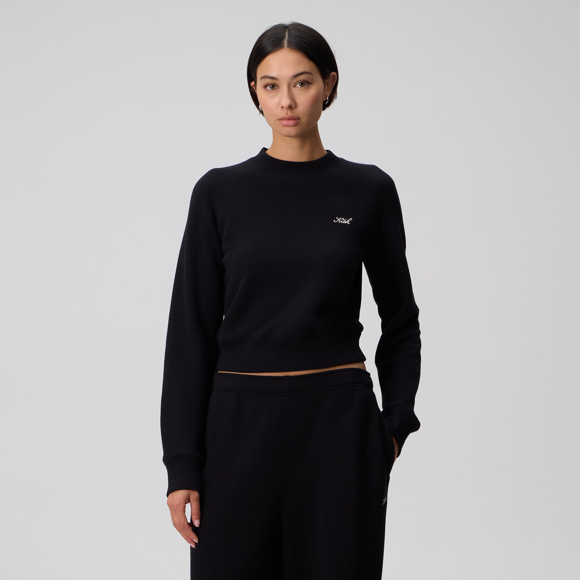 Kith Women Reese Crewneck - Black