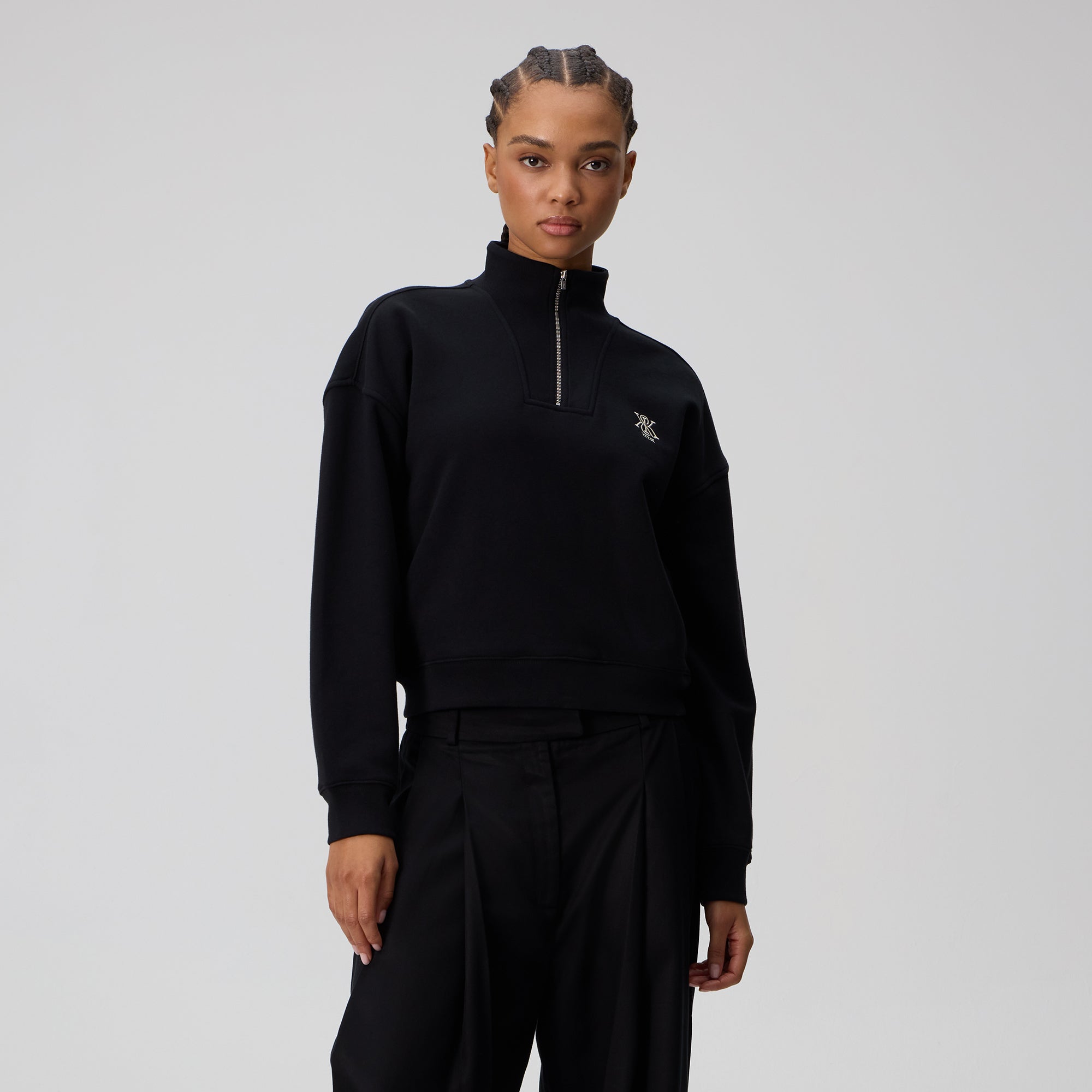 Kith Women Ryder II Quarter Zip - Black