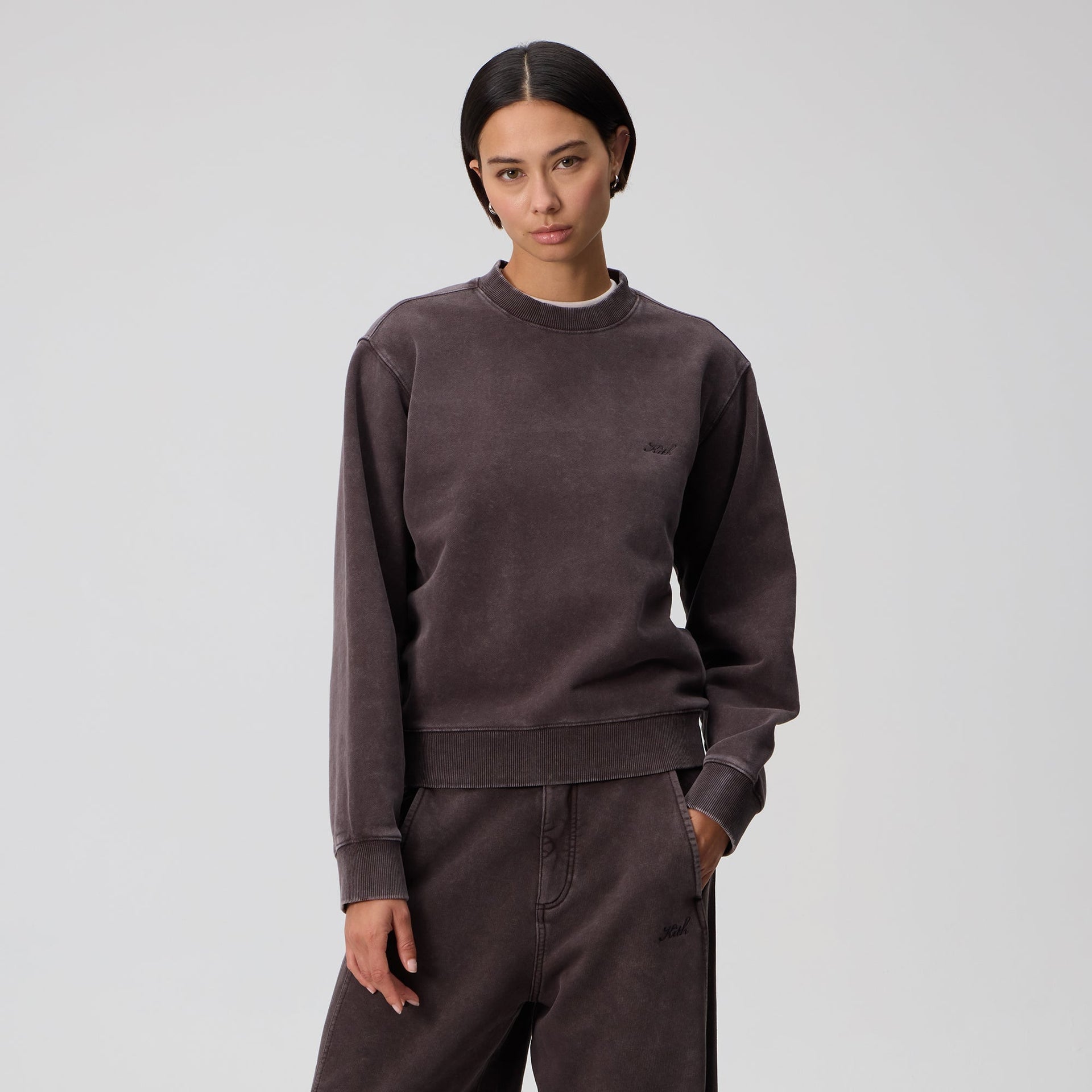 Kith Women Ashwin Sueded Crewneck - Shade