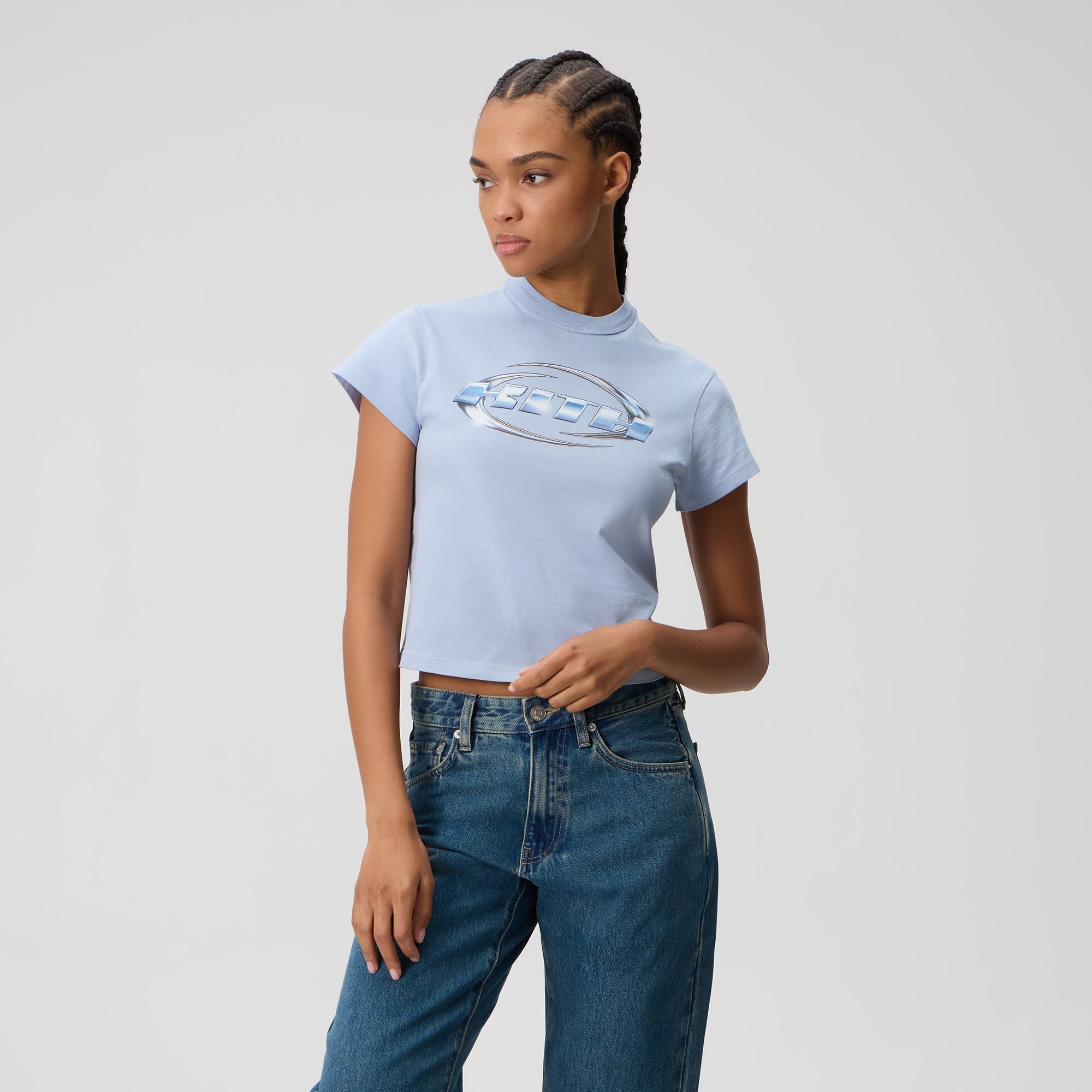 新品未開封 KITH ライトブルー Tシャツ 3T Kith Kids Quinn II Tee - Nassau – Kith Japan