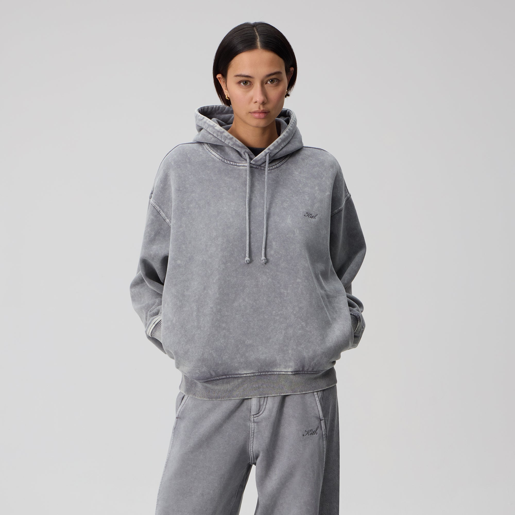 Kith Women Maverick Sueded Hoodie - Statue