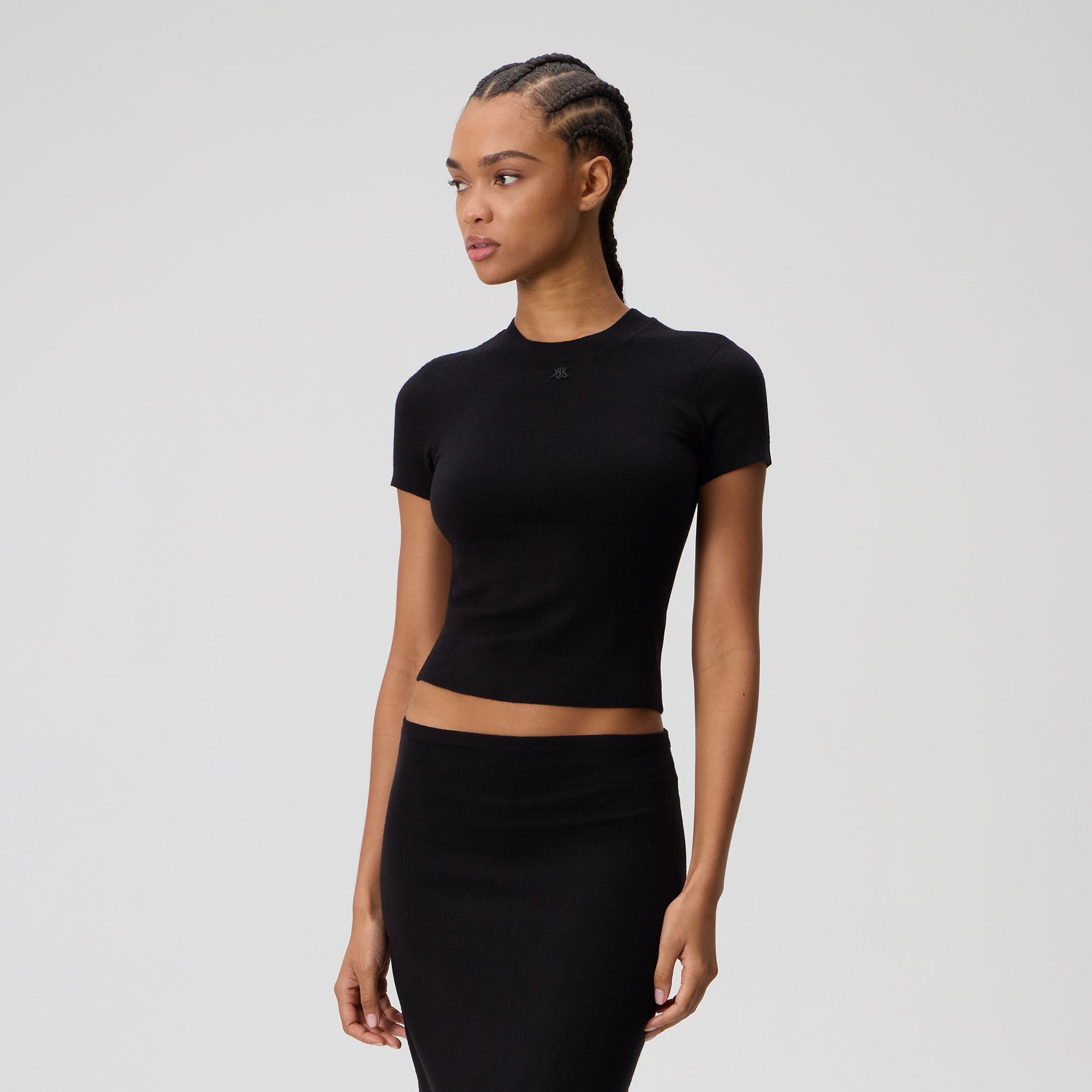 Kith Women Mulberry IV Sweater Tee - Black - PH
