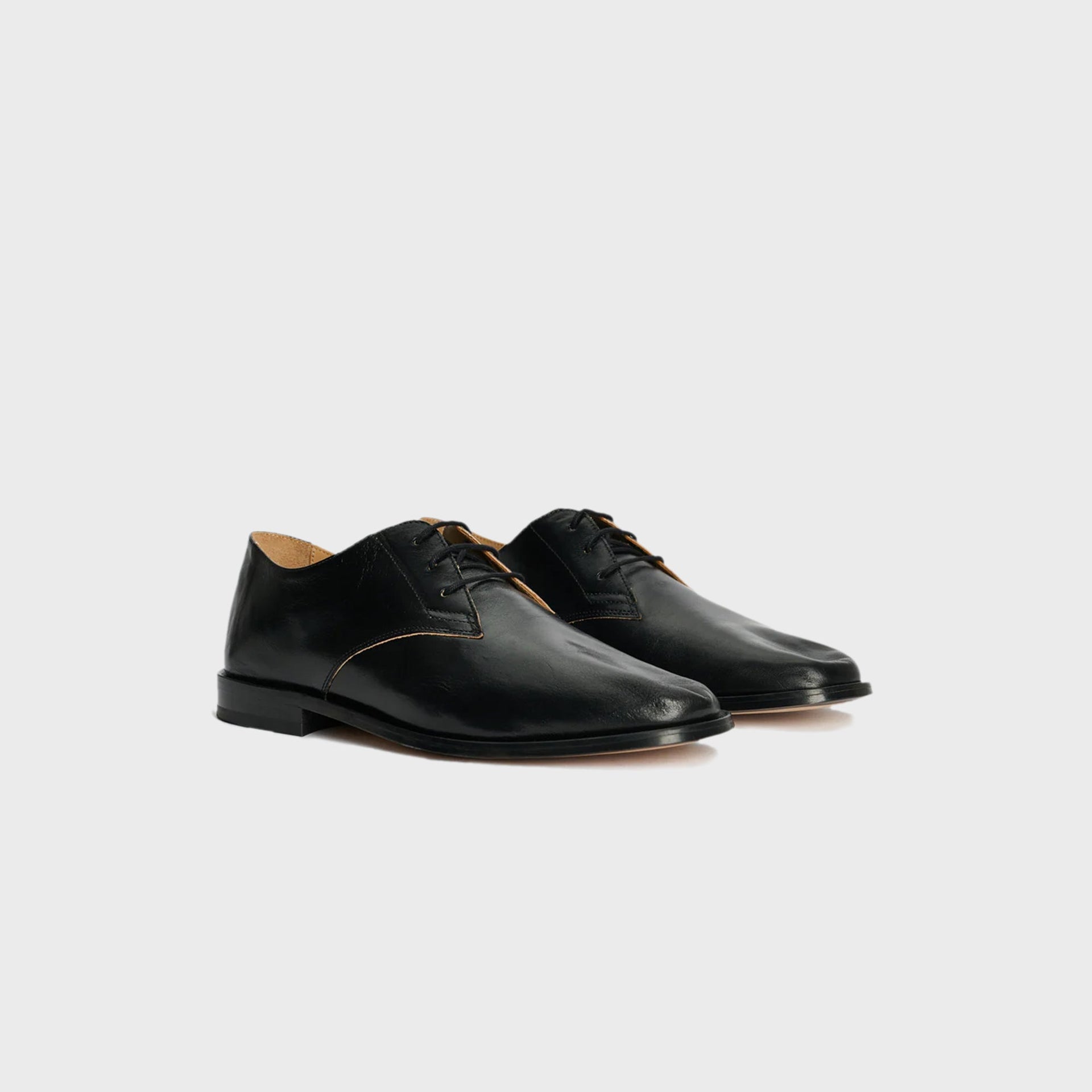 Our Legacy Collapsing Consultant Derby - True Dye Black Leather