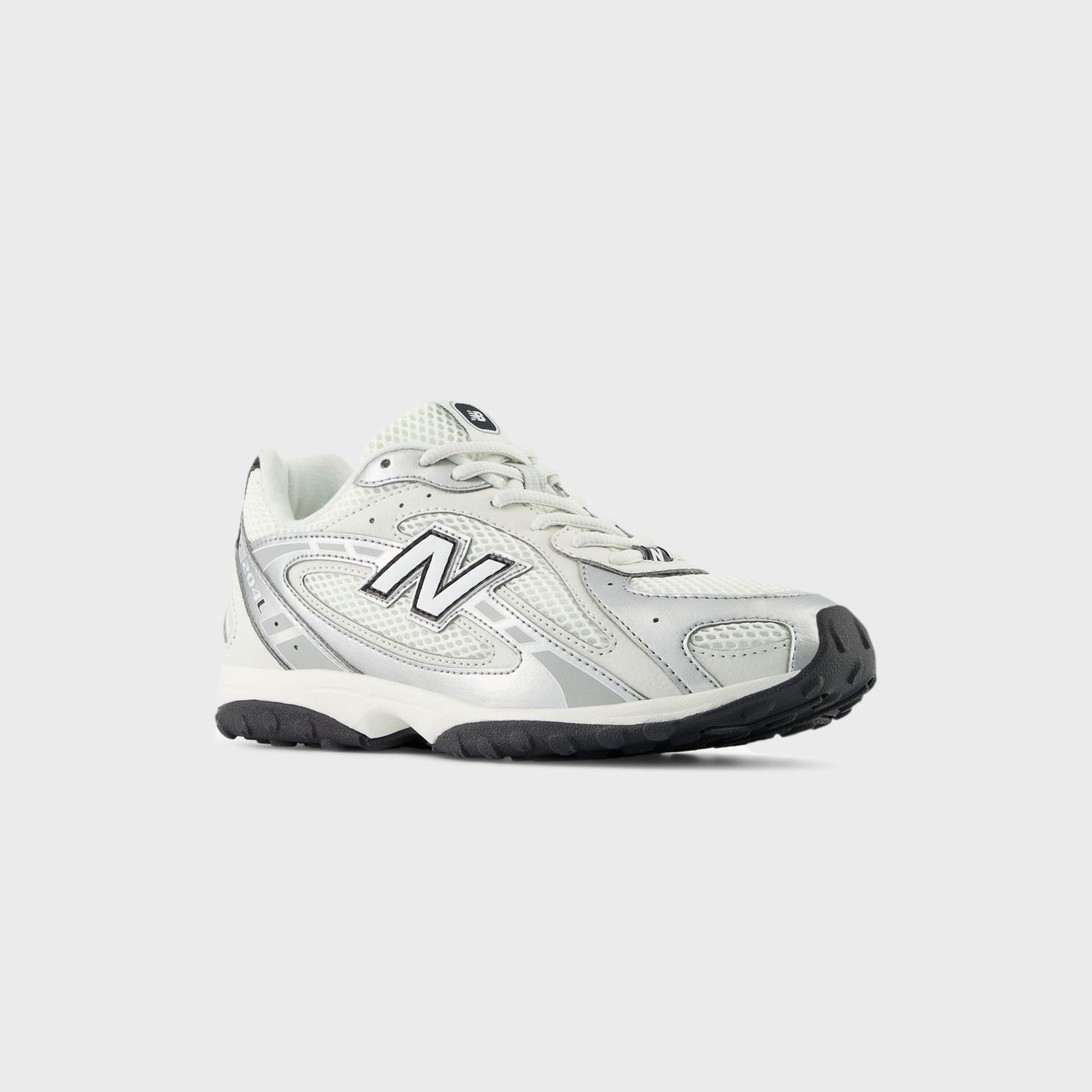 New Balance GS 204L Lace - White / Grey Matter
