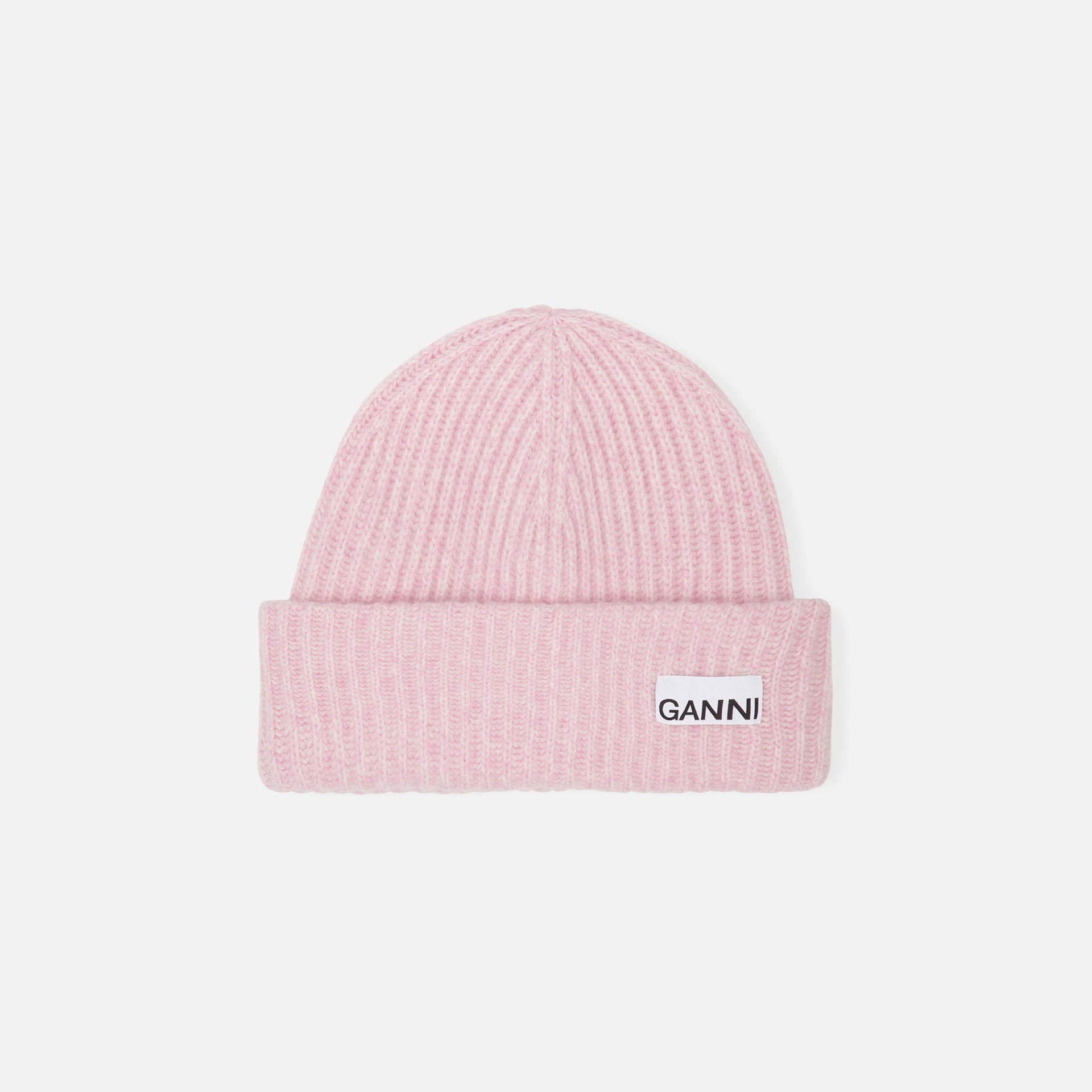 Ganni Structured Rib Beanie - Lilac Sachet