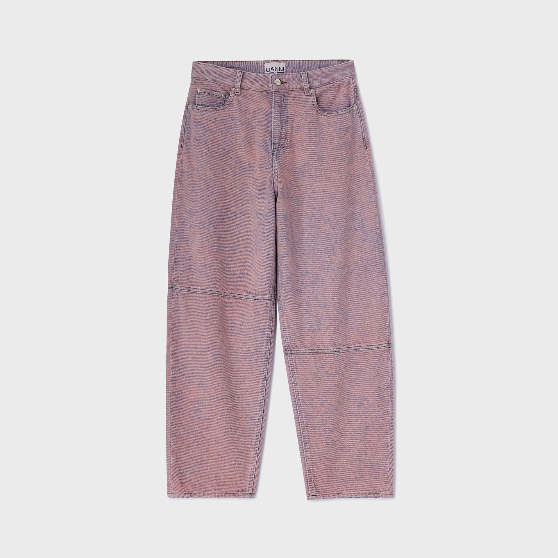 Ganni Overdyed Heavy Stary Denim - Cameo Pink