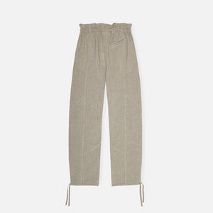 Ganni Light Melange Suiting Pant - Alfalfa