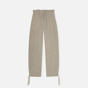 Ganni Light Melange Suiting Pant - Alfalfa