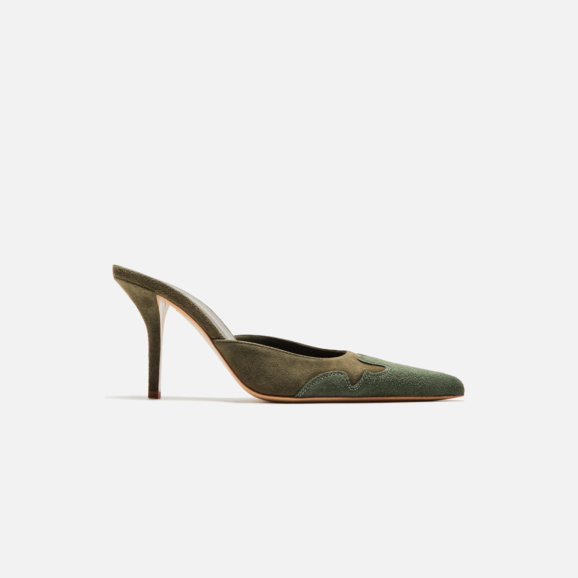 Gia Borghini x Miaou June Mule - Olive / Khaki – Kith
