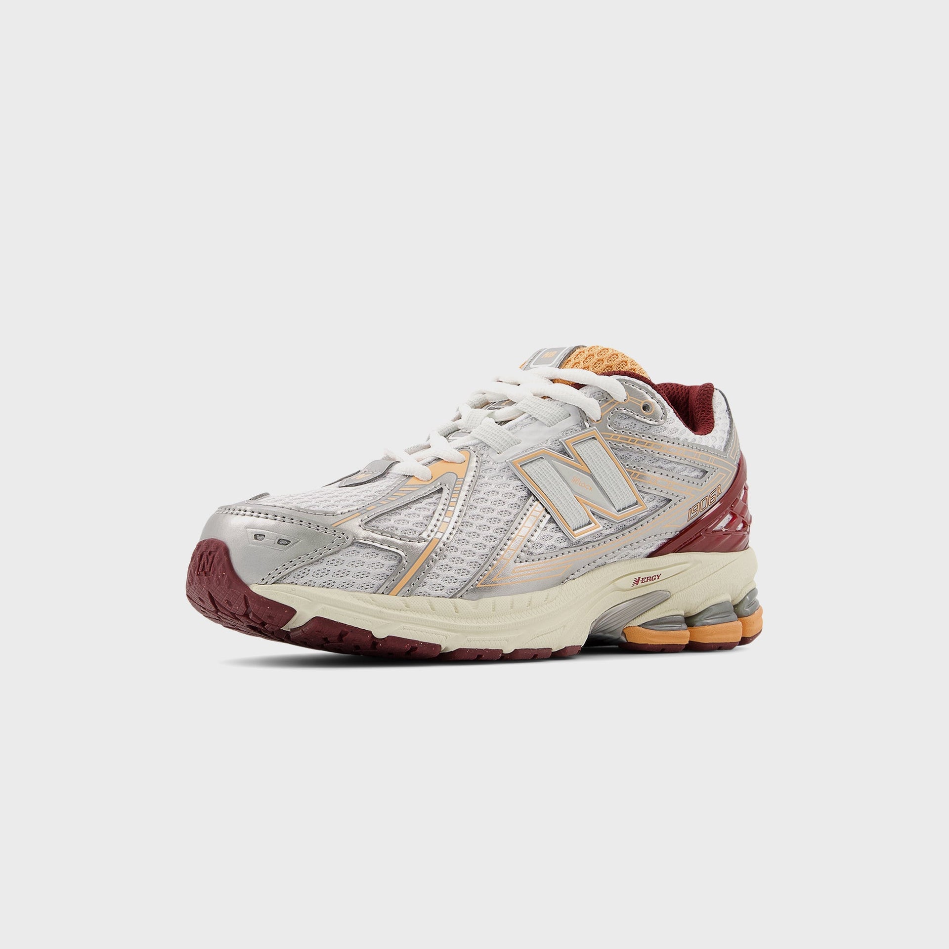 New Balance GS 1906 - Silver Metallic / Monarch Burgundy