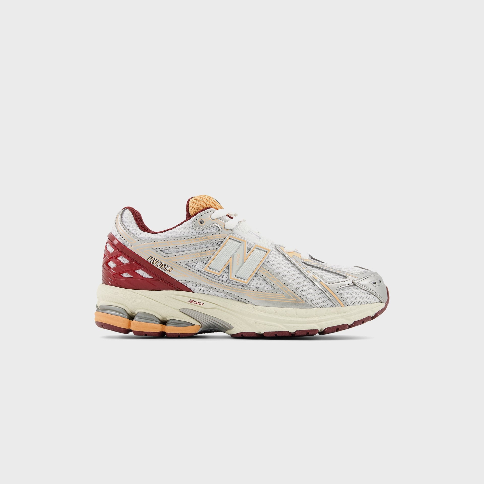 New Balance GS 1906 - Silver Metallic / Monarch Burgundy