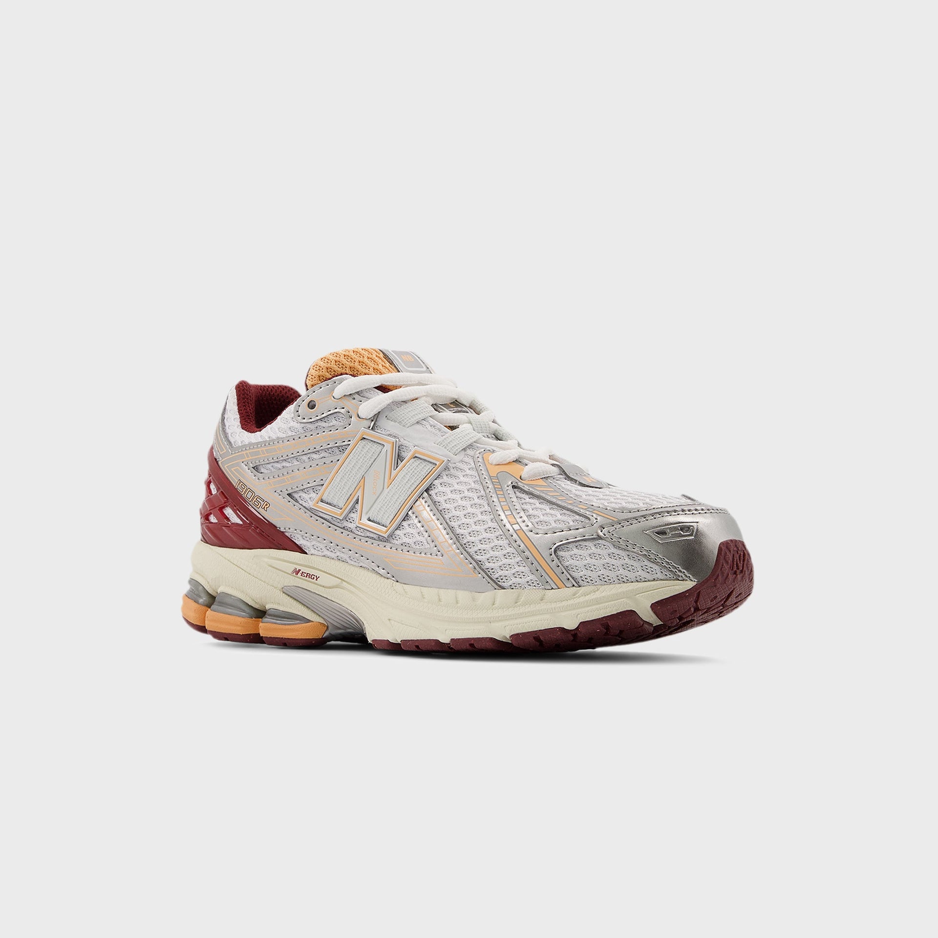 New Balance GS 1906 - Silver Metallic / Monarch Burgundy