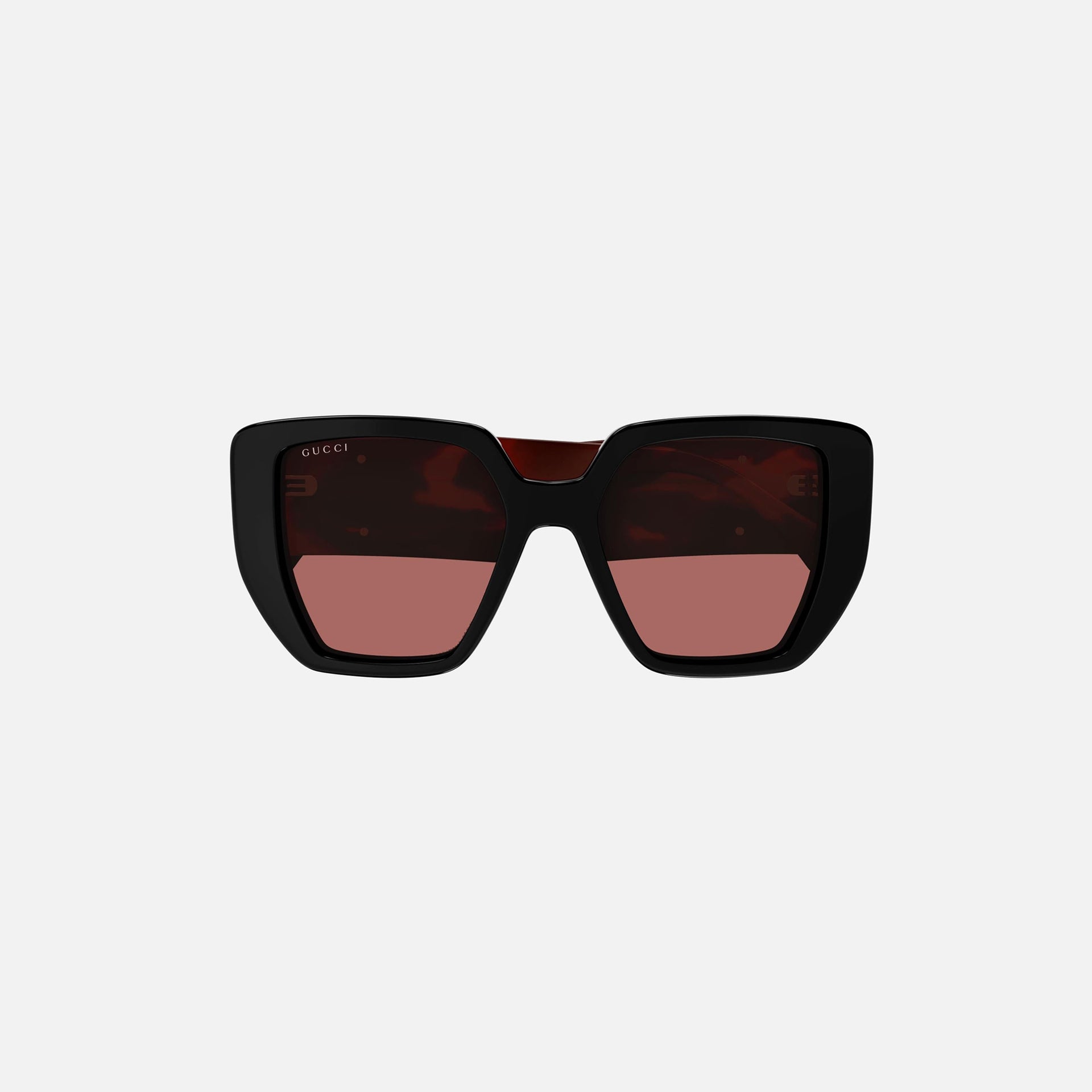 Gucci Acetate Oversized Frames - Orange Havana