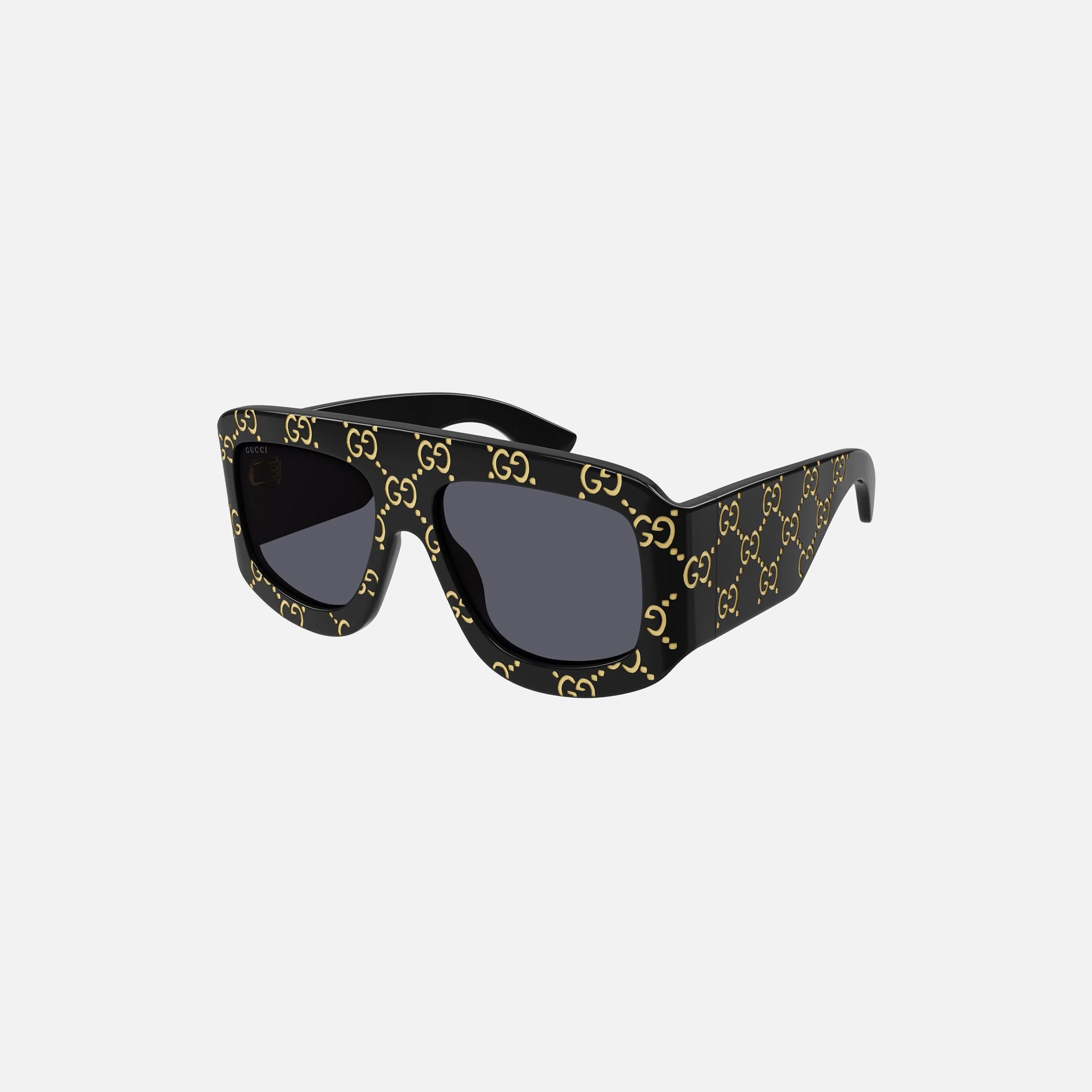 Gucci Acetate Oversized Monogram Frames - Black