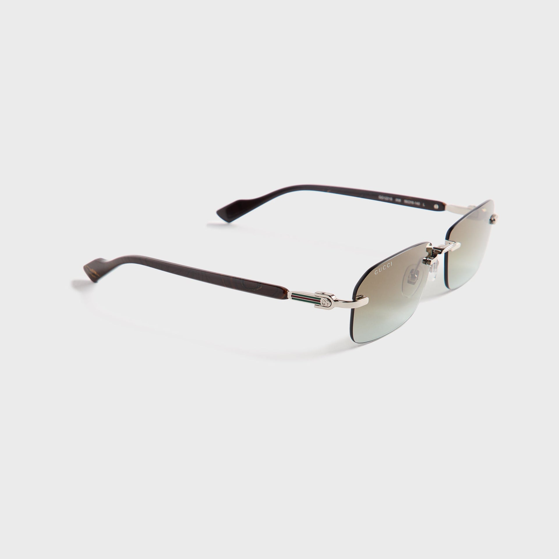 Gucci GG1221S-008 in Silver / Brown
