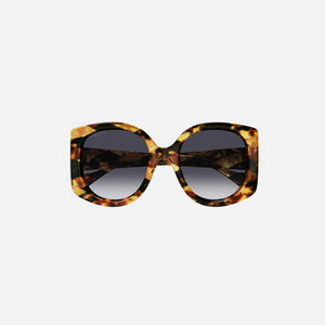 Oval Acetate Sunglasses in Yellow - Gucci