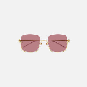 Gucci Wireless Square Frame - Endura Gold with Red Lens