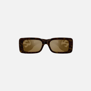 Be4366 Top Check Red Havana Sunglasses - Brown