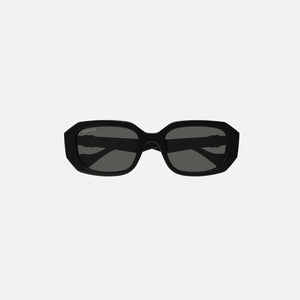 Gucci and Acetate Oval 54 Frame - Black