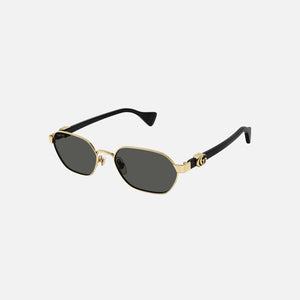 Gucci controversy Metal Oval 56 Frame - Black