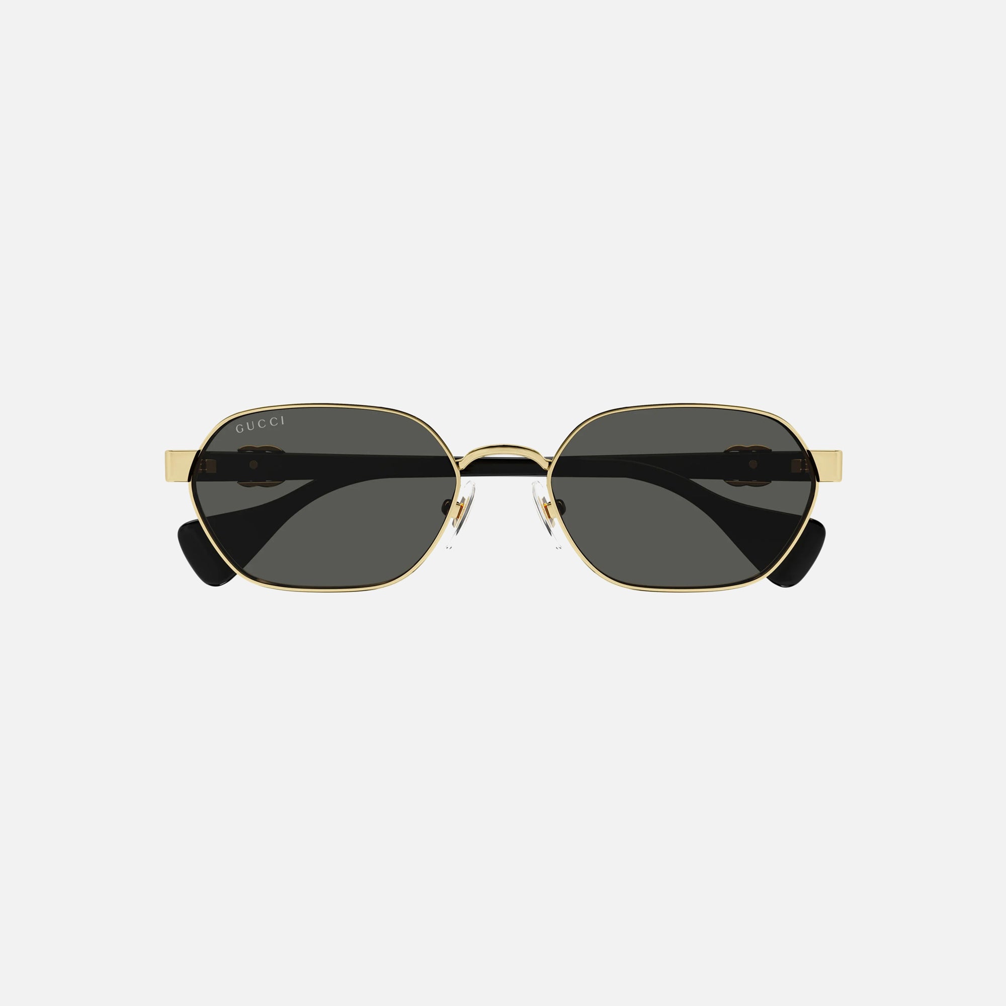 GUCCI ブラック サングラス Gucci Metal Oval 56 Frame - Black – Kith