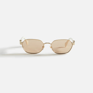 Gucci Metal Oval 56 Frame - White