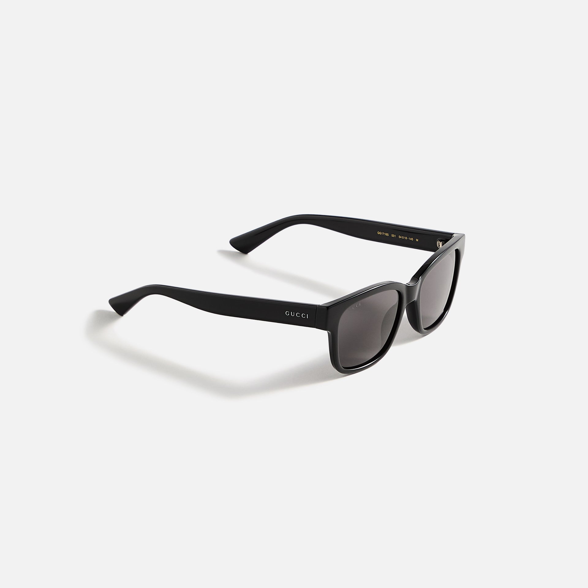 Gucci Square Sunglasses - Black / Grey